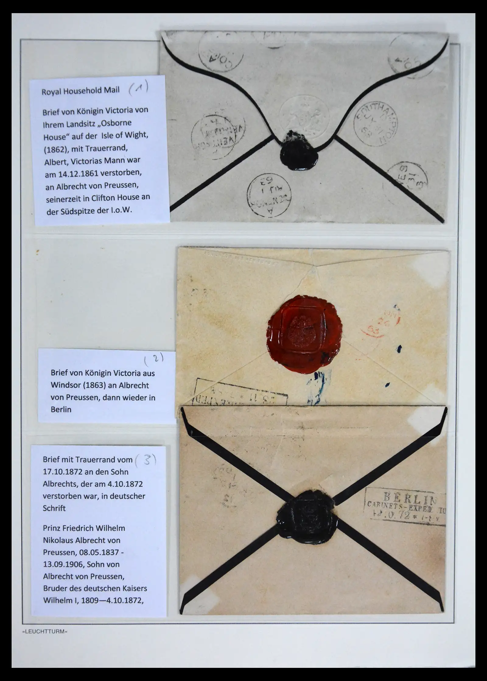 37602 001a - Postzegelverzameling 37602 Engeland en koloniën brieven 1862-1951.