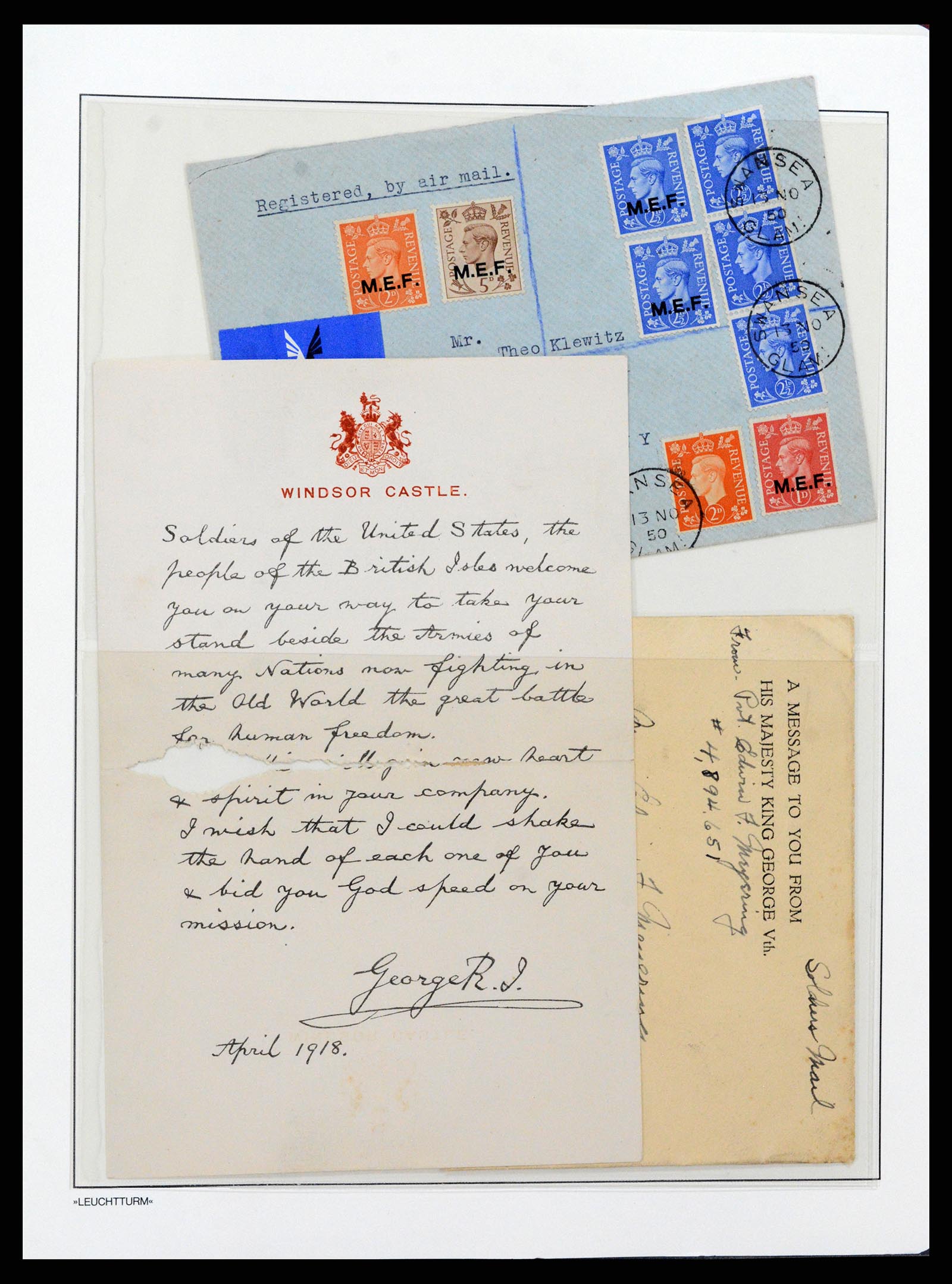 37602 003 - Stamp collection 37602 Great Britain and commonwealth covers 1862-1951.