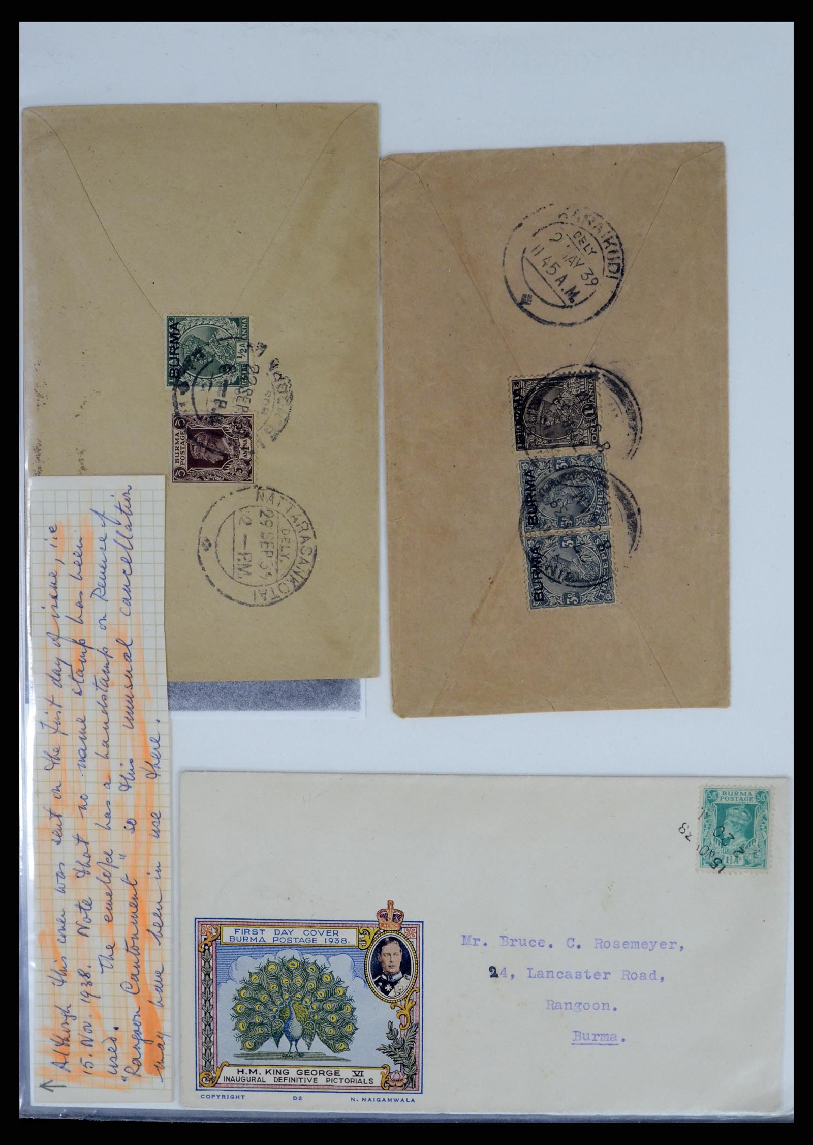 37604 016 - Postzegelverzameling 37604 Birma 1900-1999.
