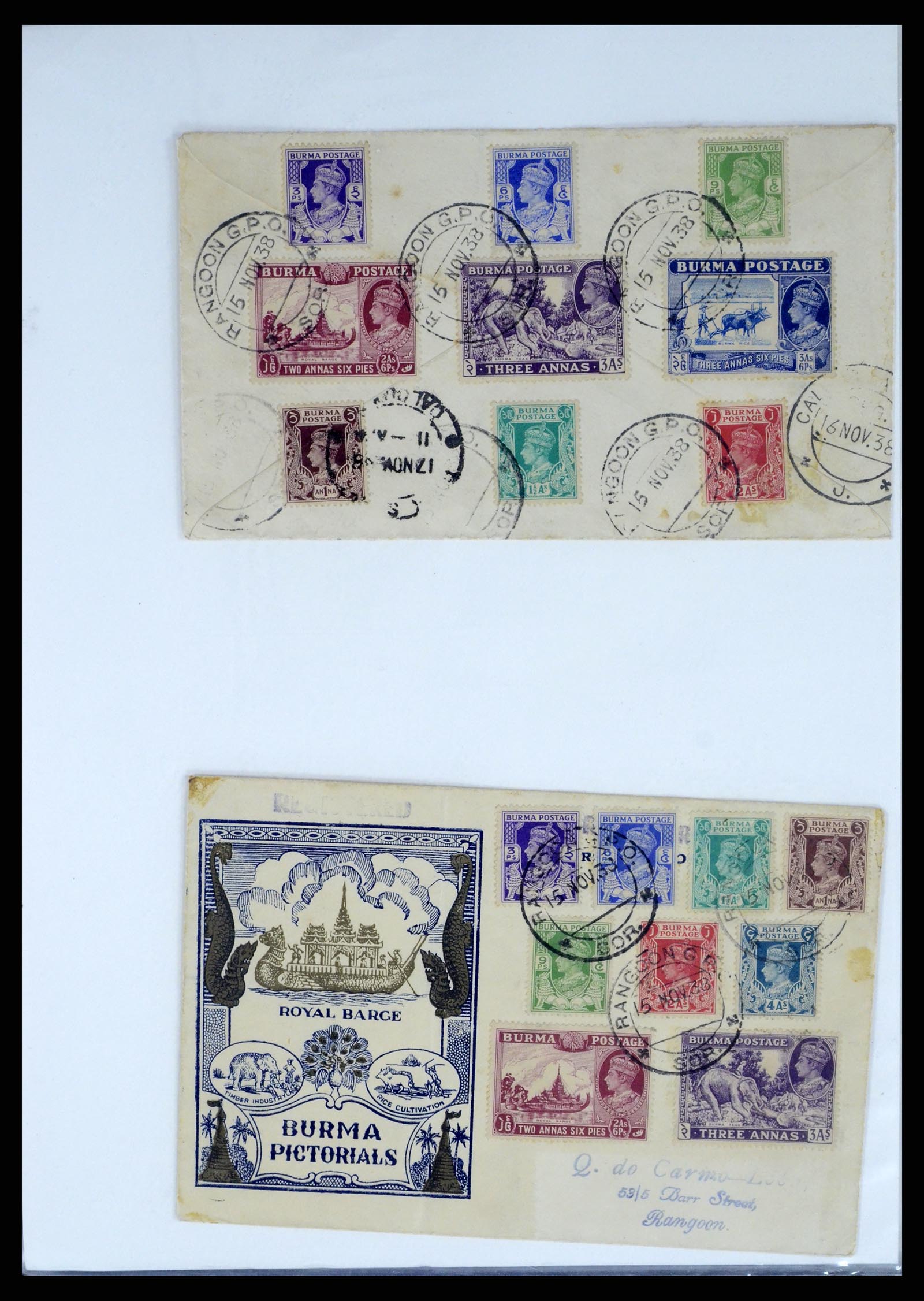 37604 017 - Postzegelverzameling 37604 Birma 1900-1999.