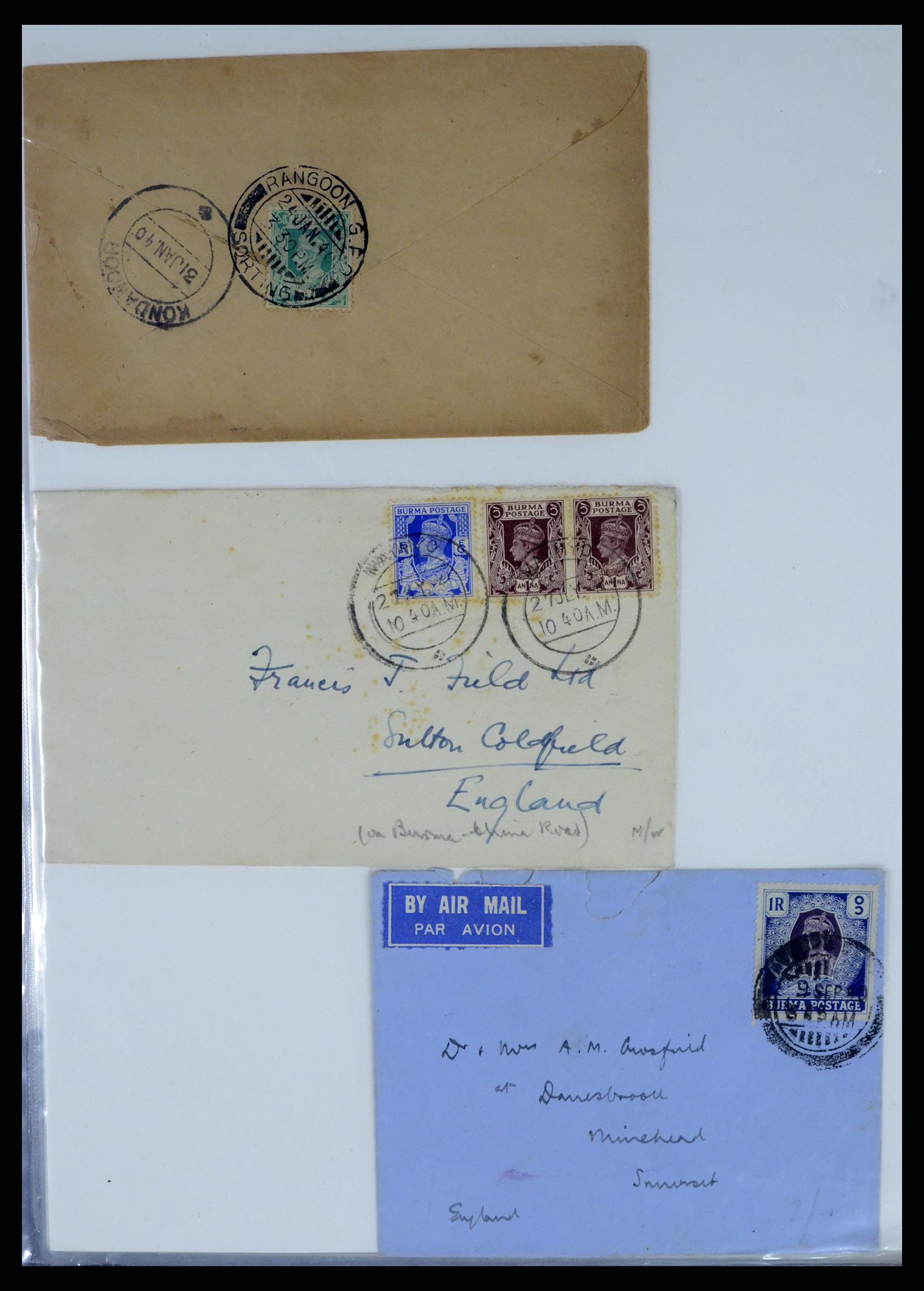 37604 018 - Postzegelverzameling 37604 Birma 1900-1999.