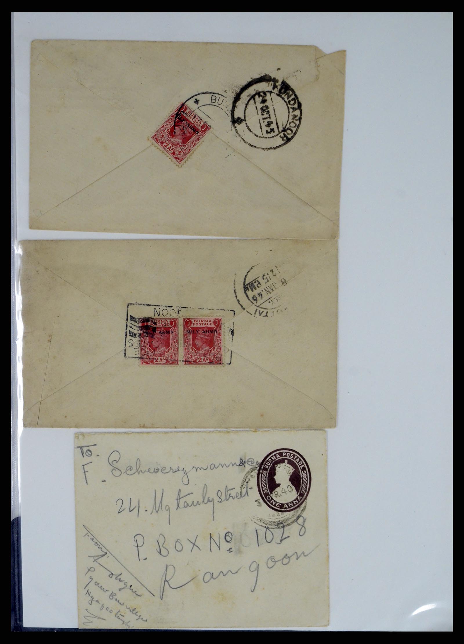 37604 022 - Postzegelverzameling 37604 Birma 1900-1999.