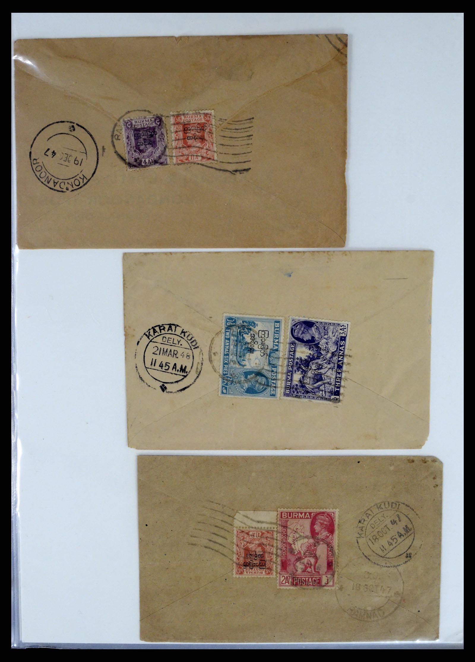 37604 024 - Postzegelverzameling 37604 Birma 1900-1999.
