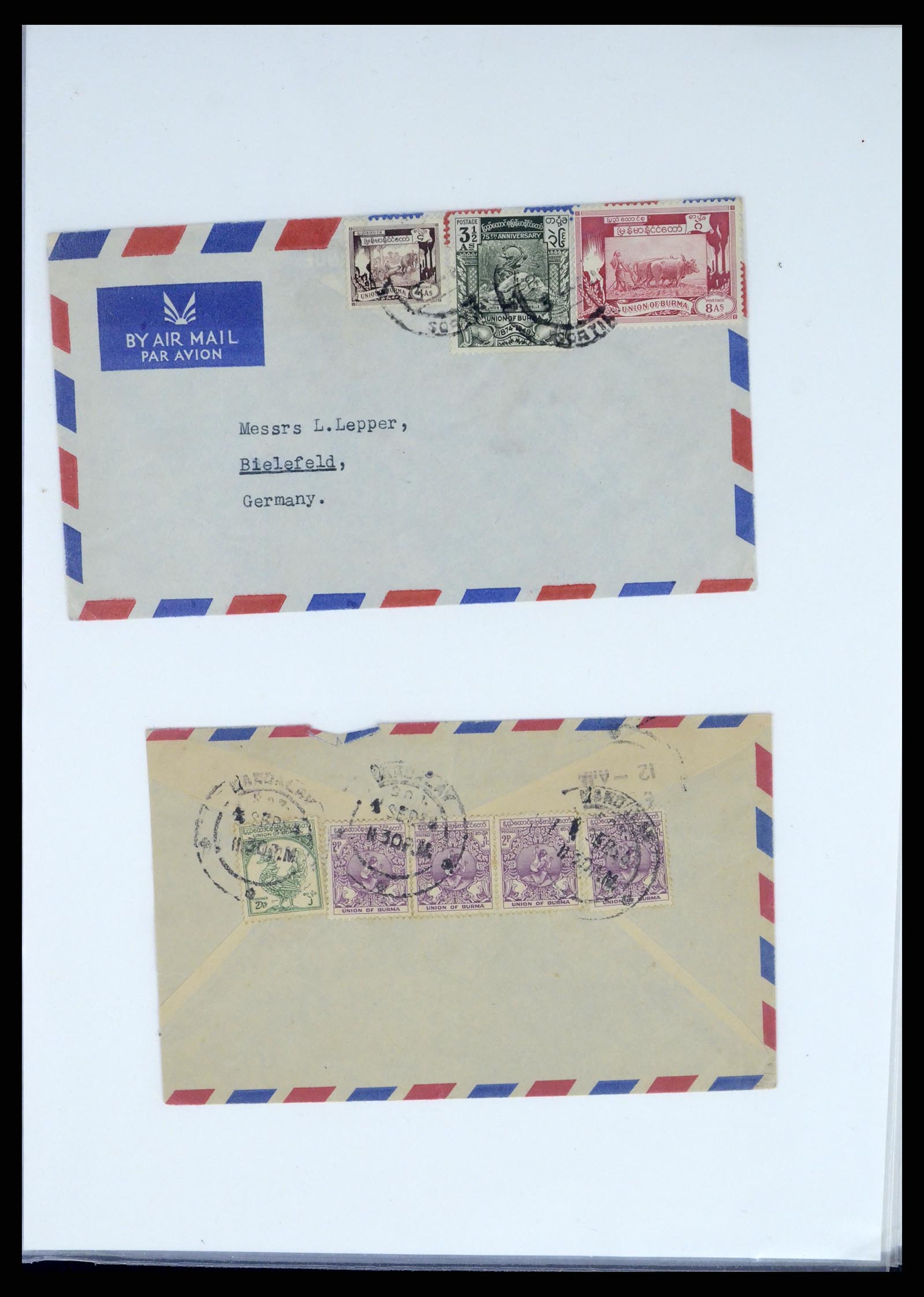 37604 026 - Postzegelverzameling 37604 Birma 1900-1999.