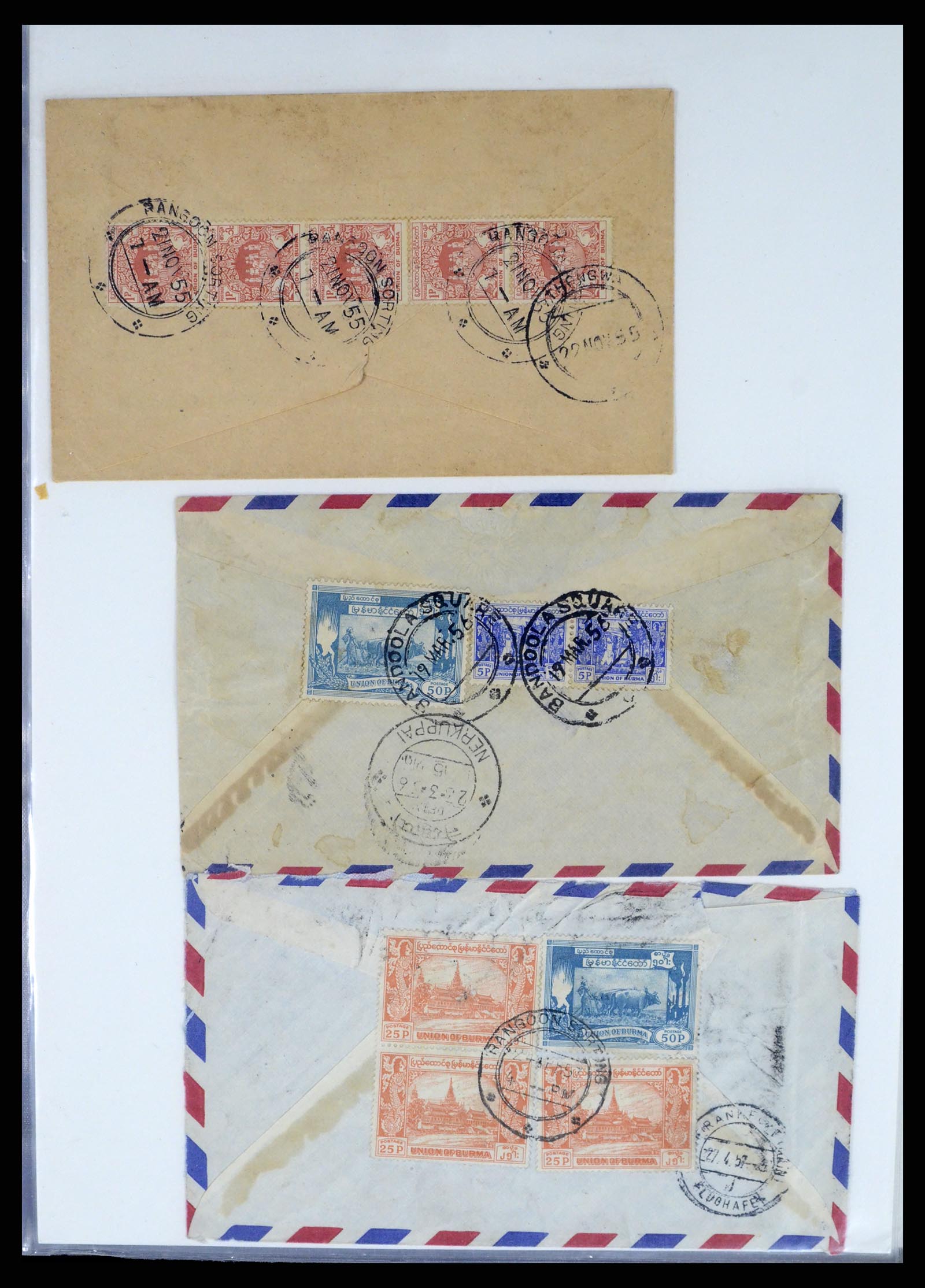 37604 028 - Postzegelverzameling 37604 Birma 1900-1999.
