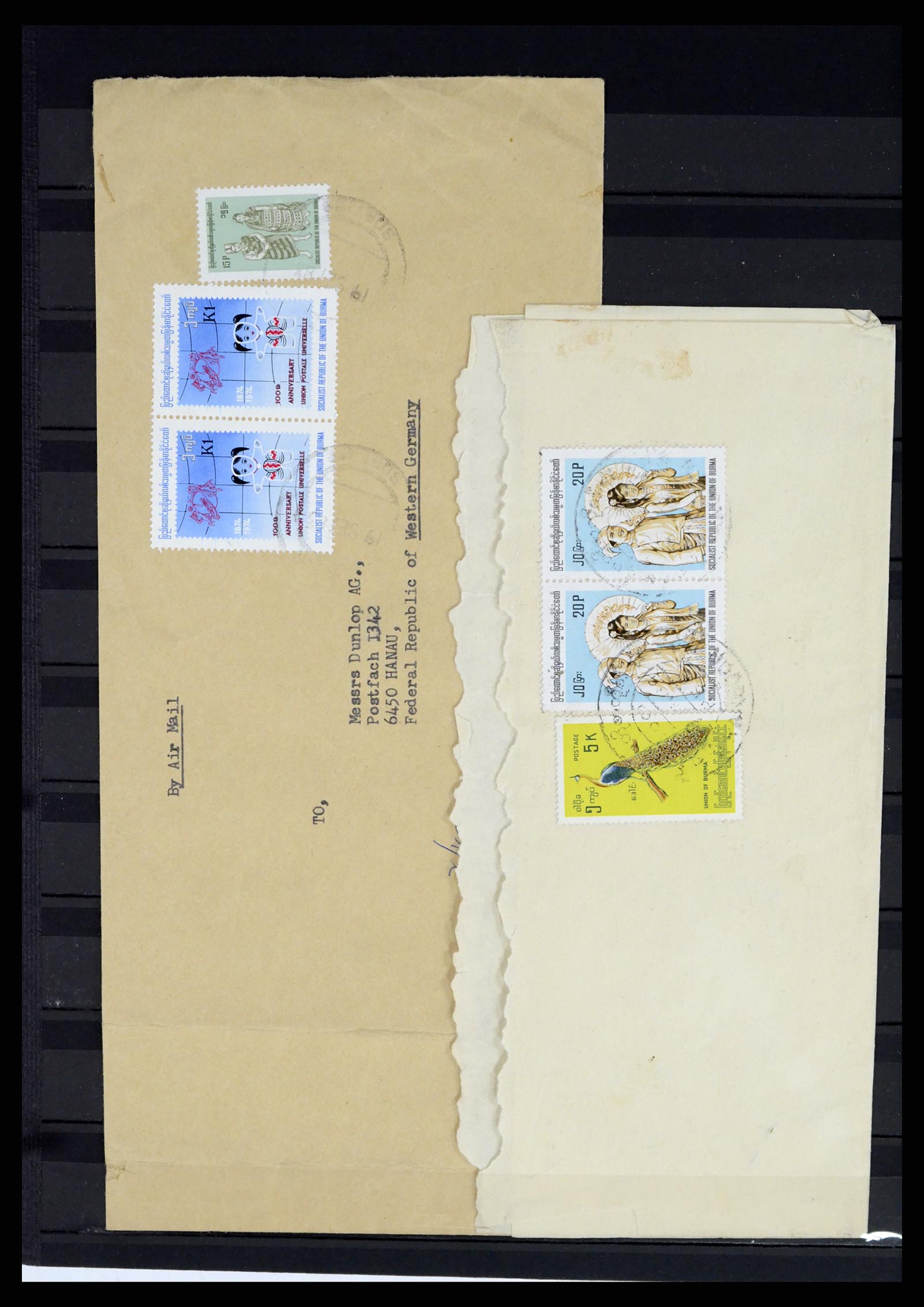 37604 043 - Stamp collection 37604 Burma 1900-1999.