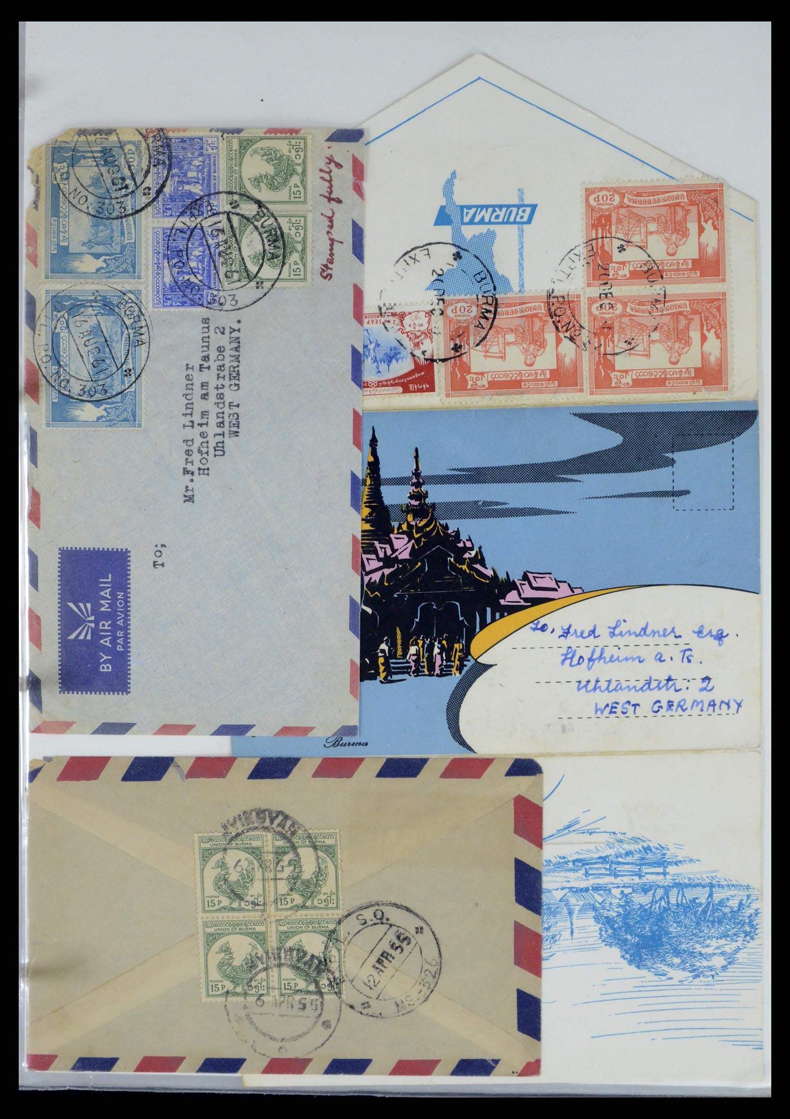 37604 050 - Stamp collection 37604 Burma 1900-1999.