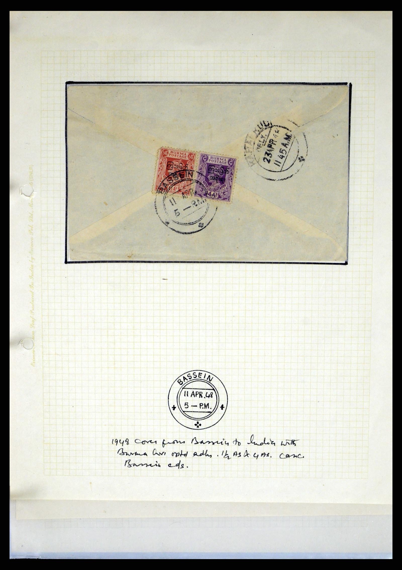 37604 054 - Stamp collection 37604 Burma 1900-1999.