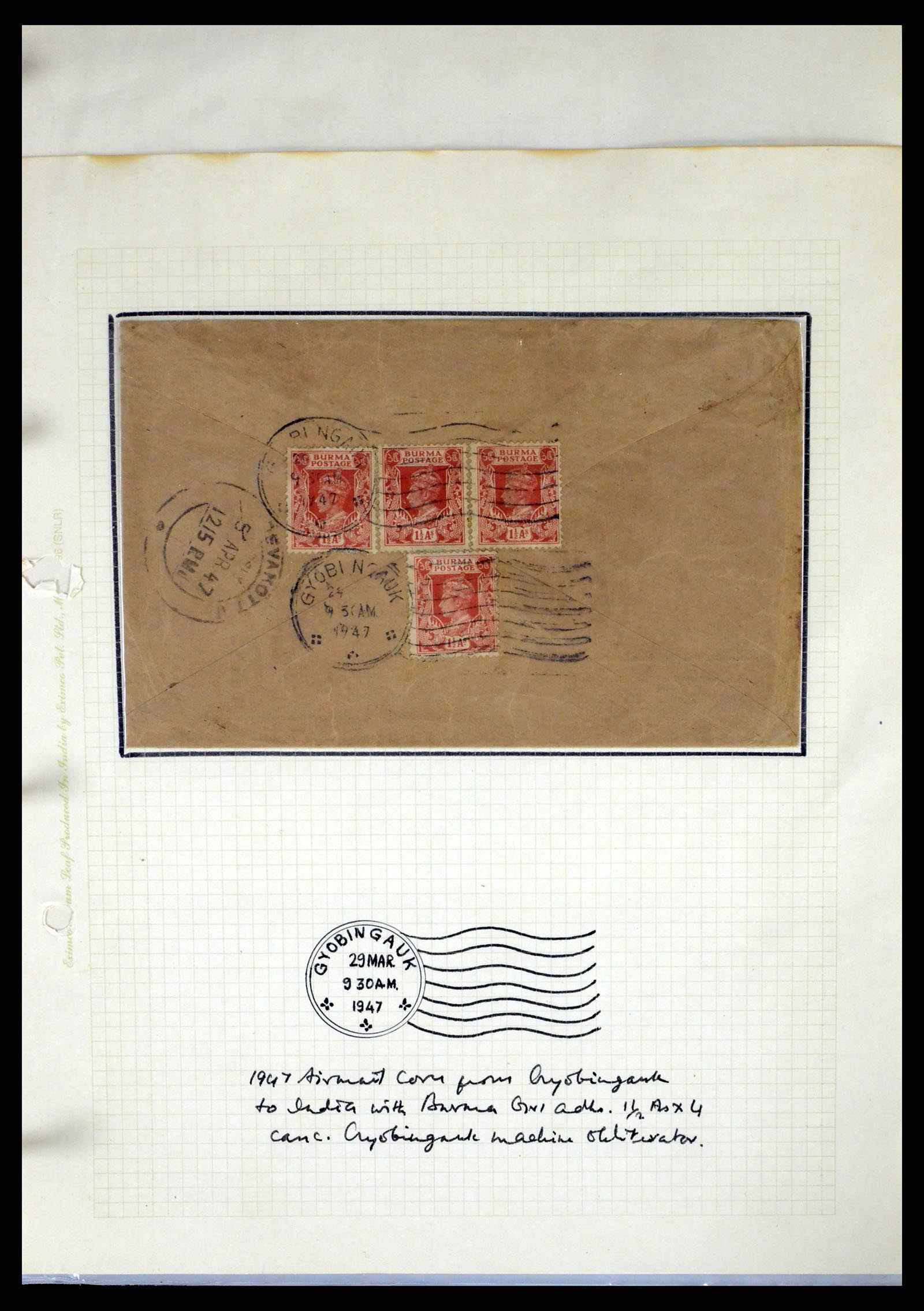 37604 058 - Stamp collection 37604 Burma 1900-1999.