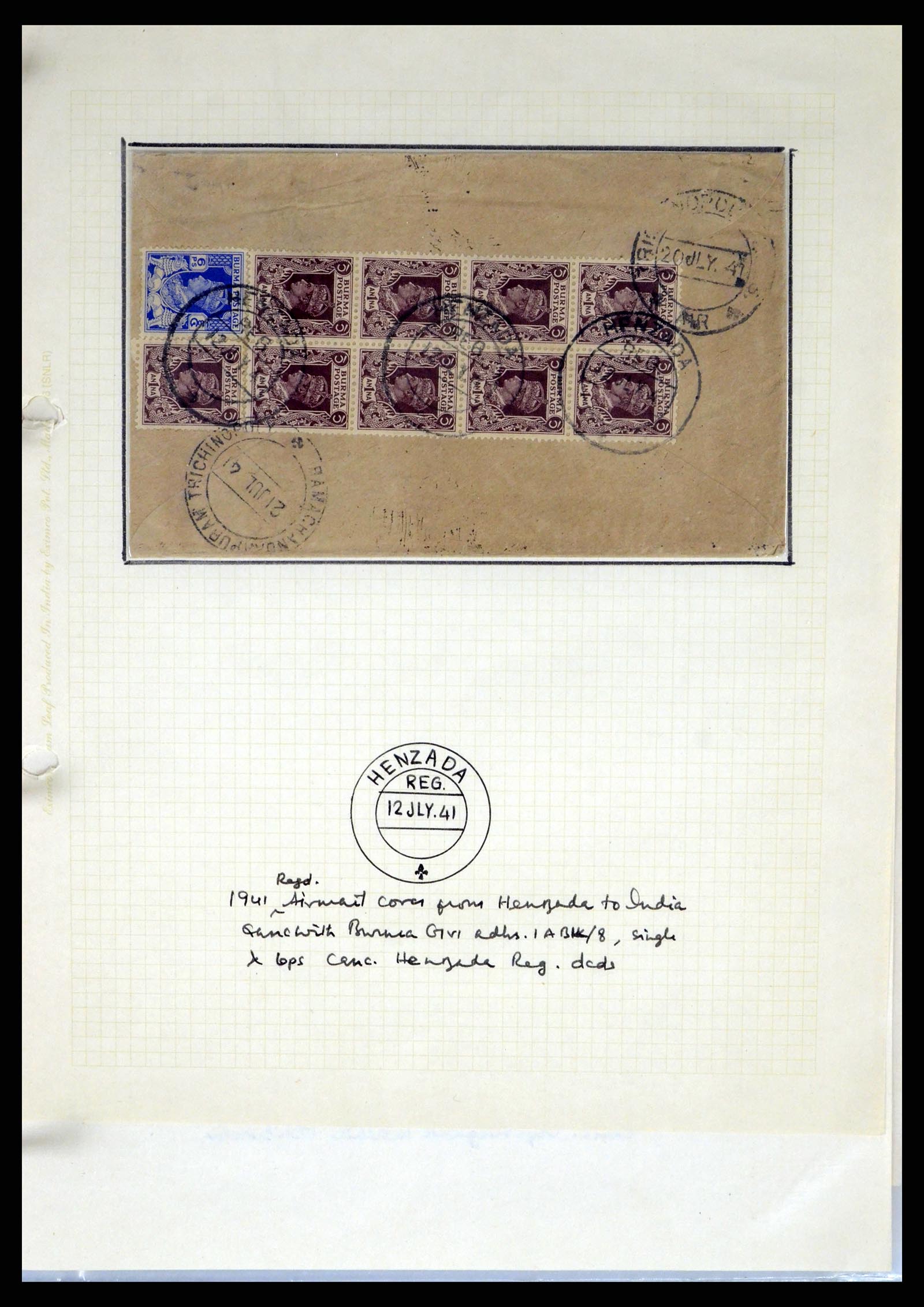 37604 059 - Stamp collection 37604 Burma 1900-1999.