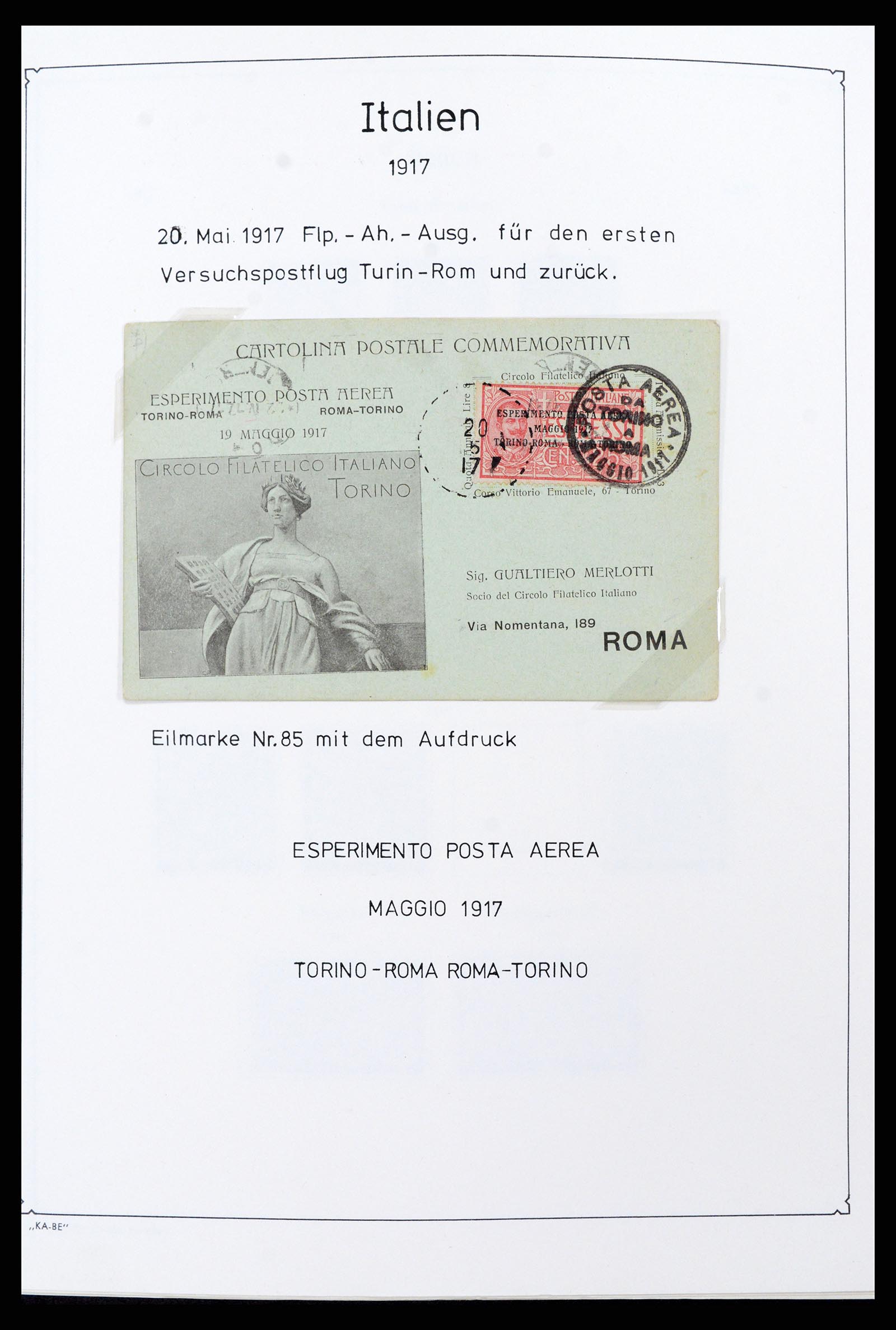 37605 025 - Postzegelverzameling 37605 Italië en Staten 1855-1974.