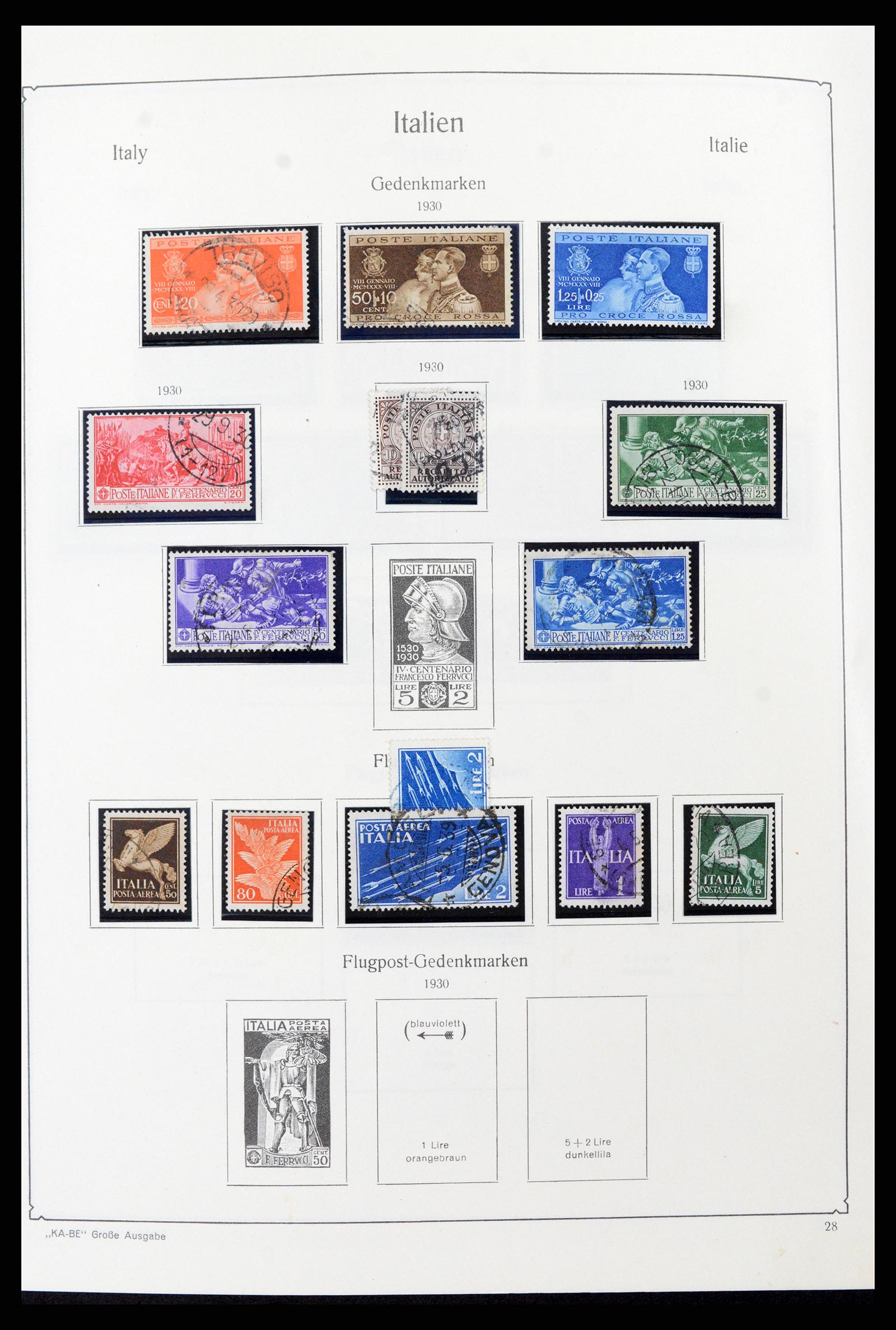 37605 046 - Postzegelverzameling 37605 Italië en Staten 1855-1974.