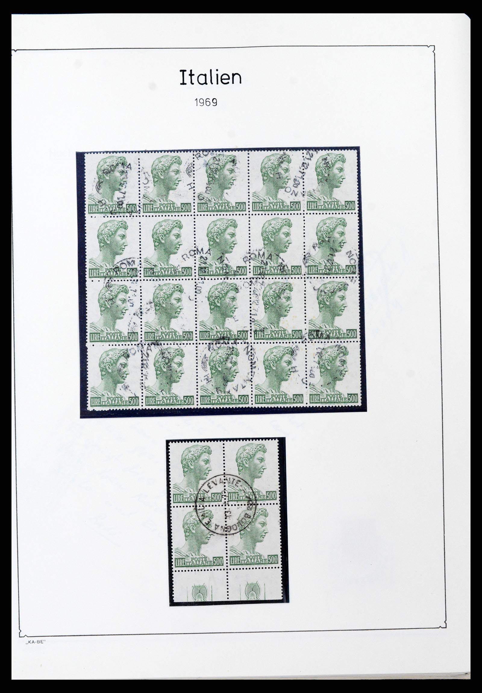 37605 141 - Postzegelverzameling 37605 Italië en Staten 1855-1974.