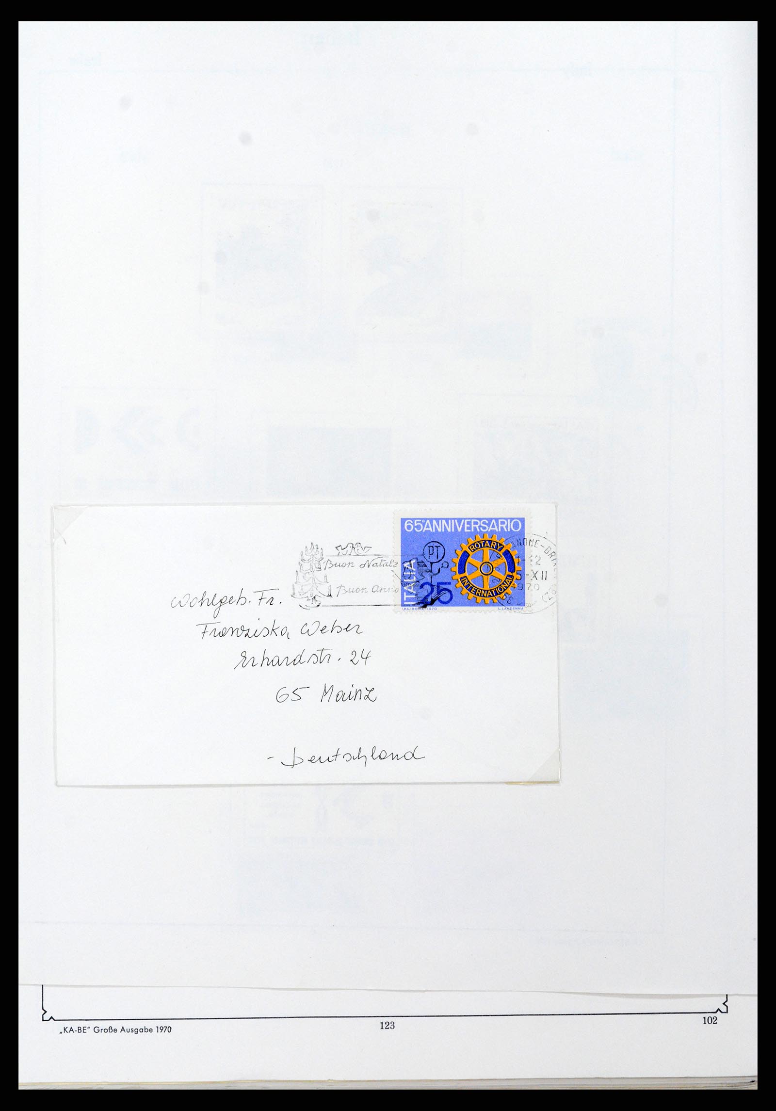 37605 144 - Postzegelverzameling 37605 Italië en Staten 1855-1974.