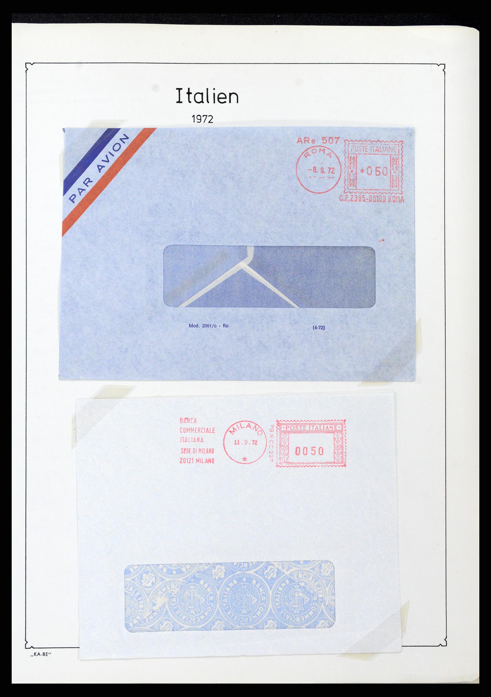 37605 157 - Postzegelverzameling 37605 Italië en Staten 1855-1974.