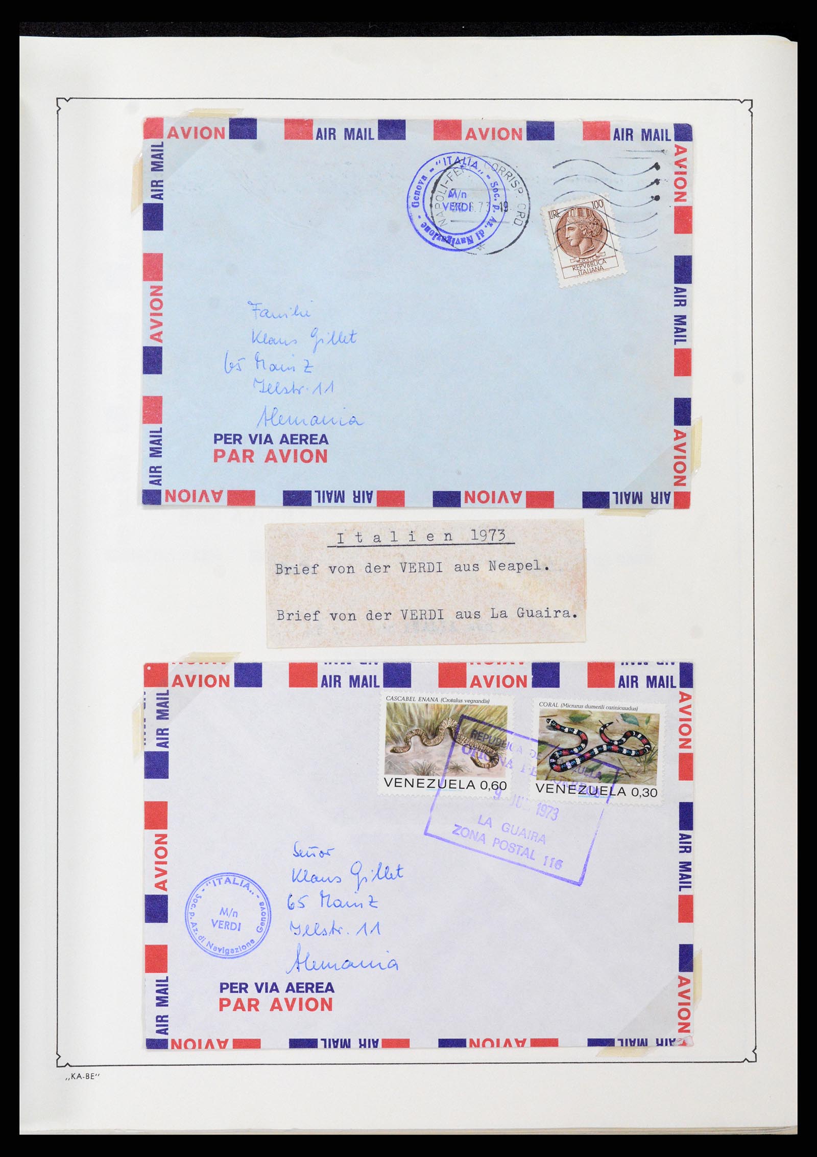 37605 159 - Postzegelverzameling 37605 Italië en Staten 1855-1974.