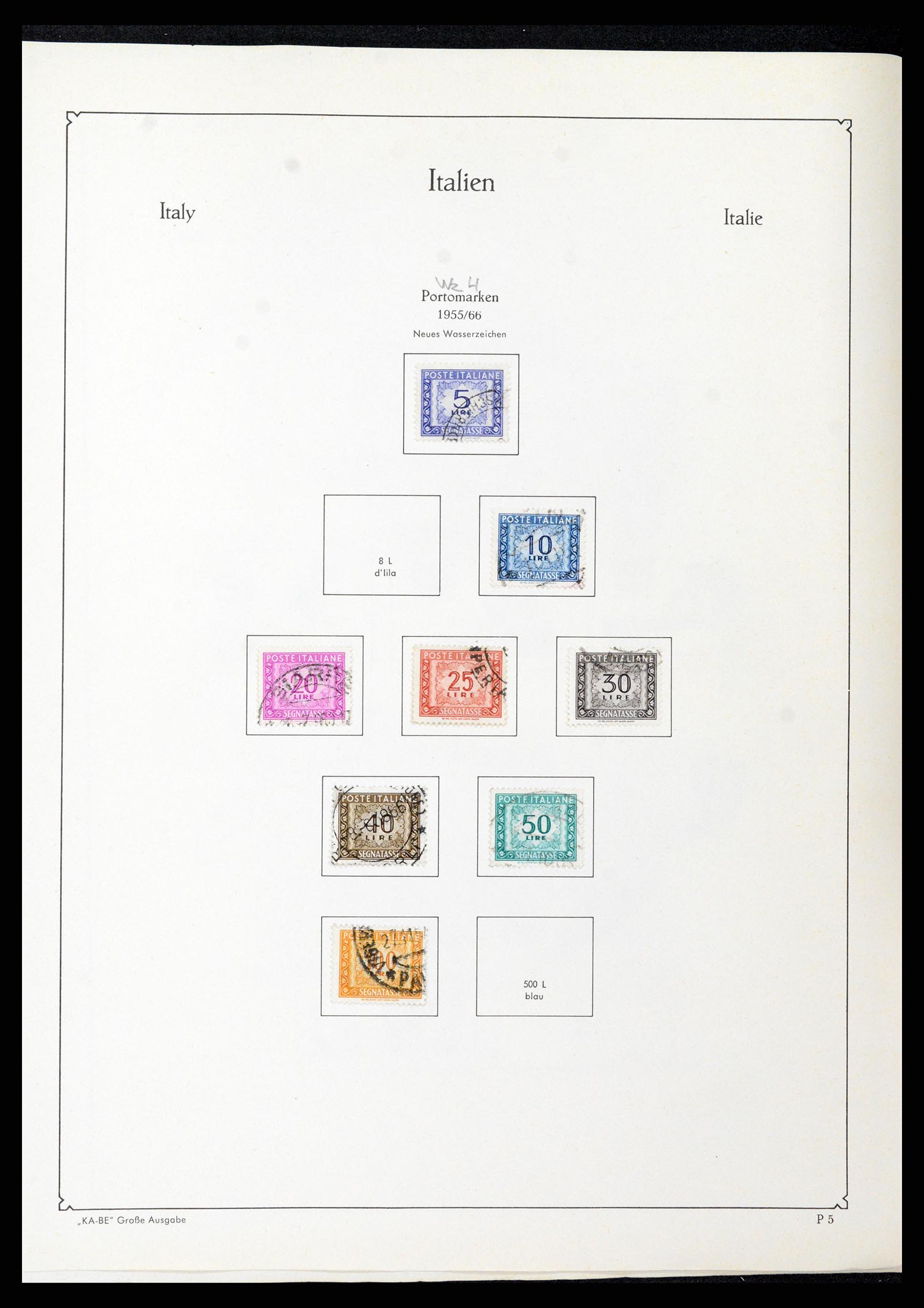 37605 181 - Postzegelverzameling 37605 Italië en Staten 1855-1974.