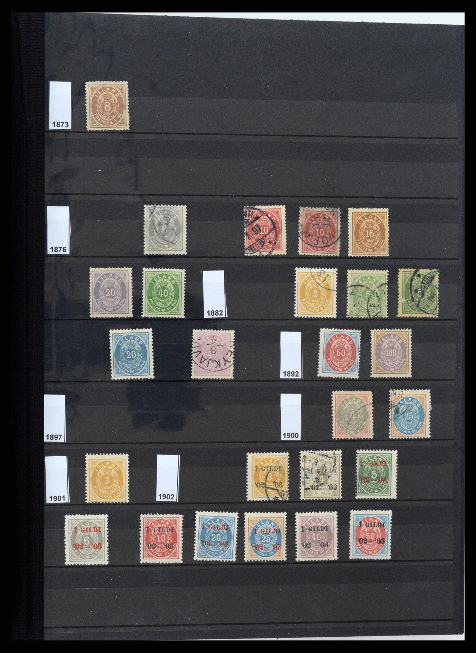 37606 001 - Postzegelverzameling 37606 IJsland 1873-2014.
