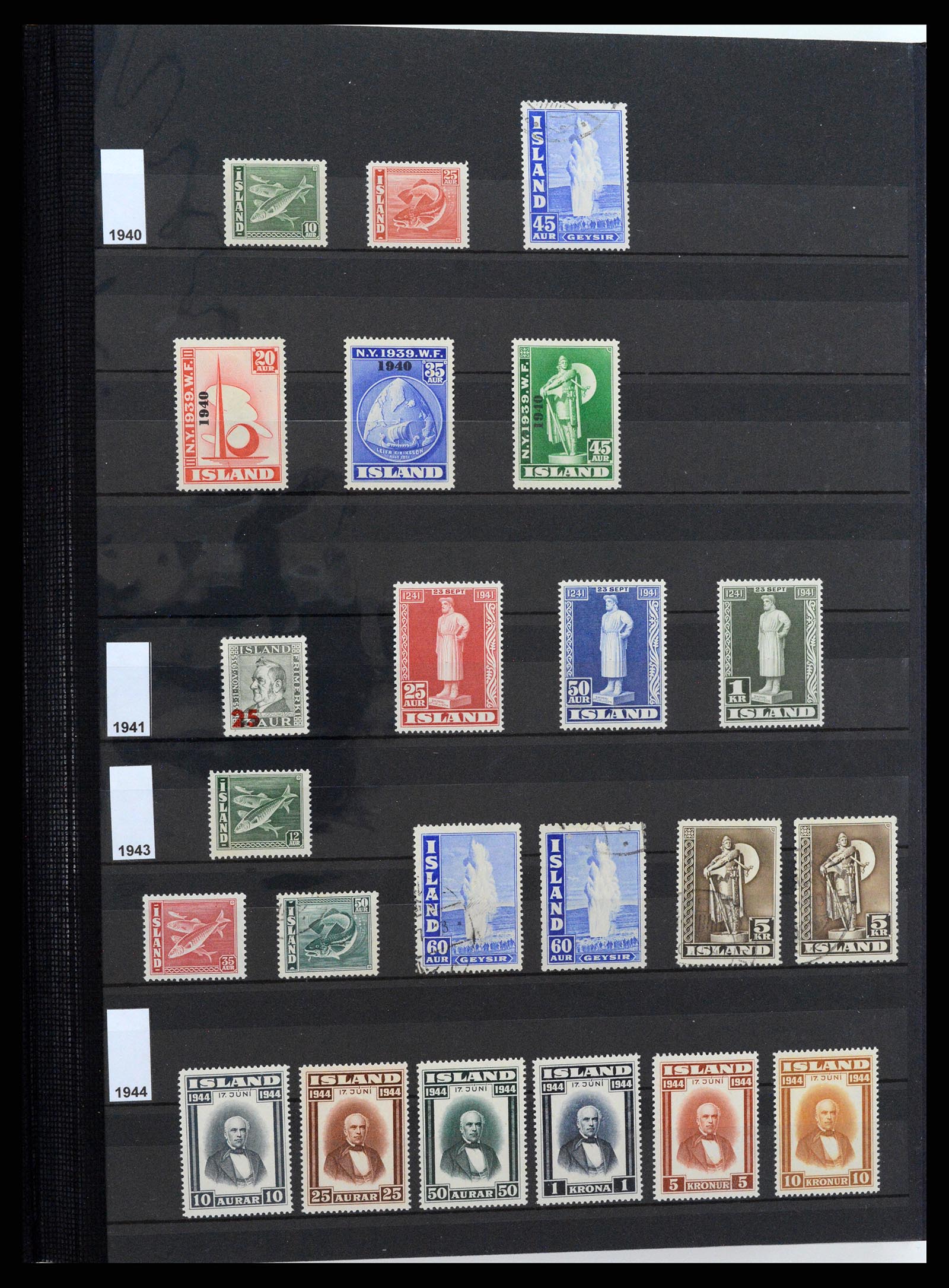 37606 007 - Stamp collection 37606 Iceland 1873-2014.