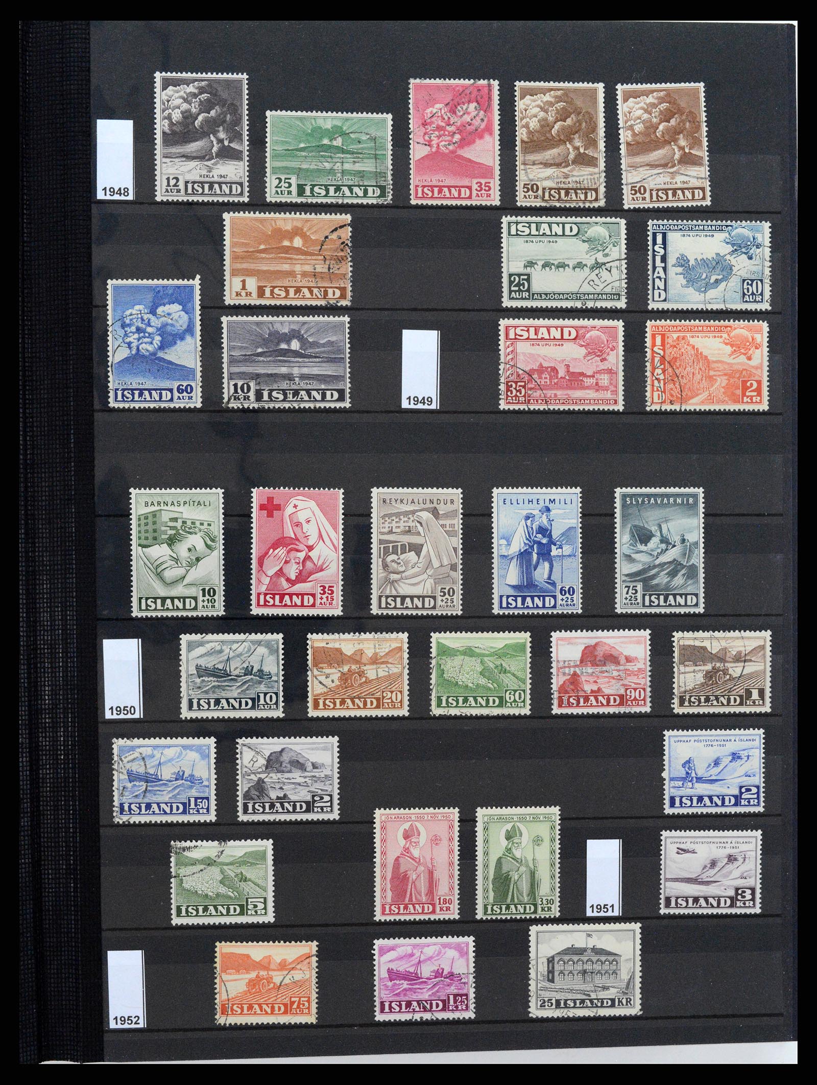 37606 009 - Postzegelverzameling 37606 IJsland 1873-2014.
