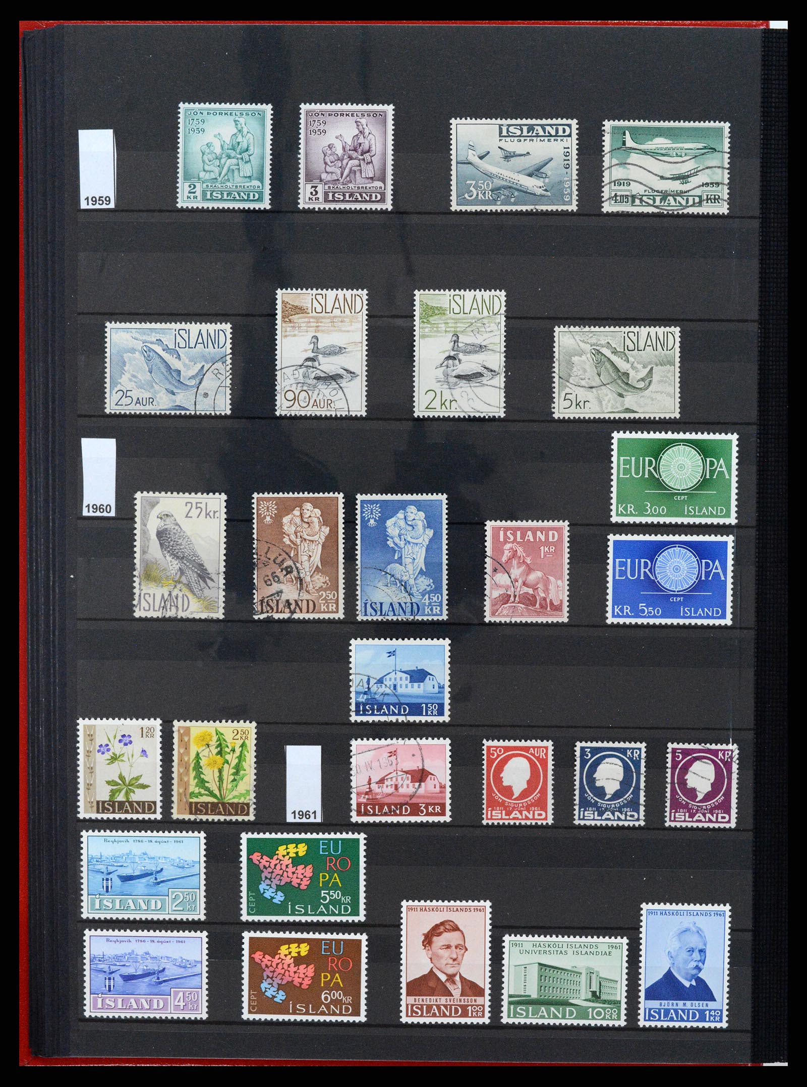 37606 012 - Stamp collection 37606 Iceland 1873-2014.