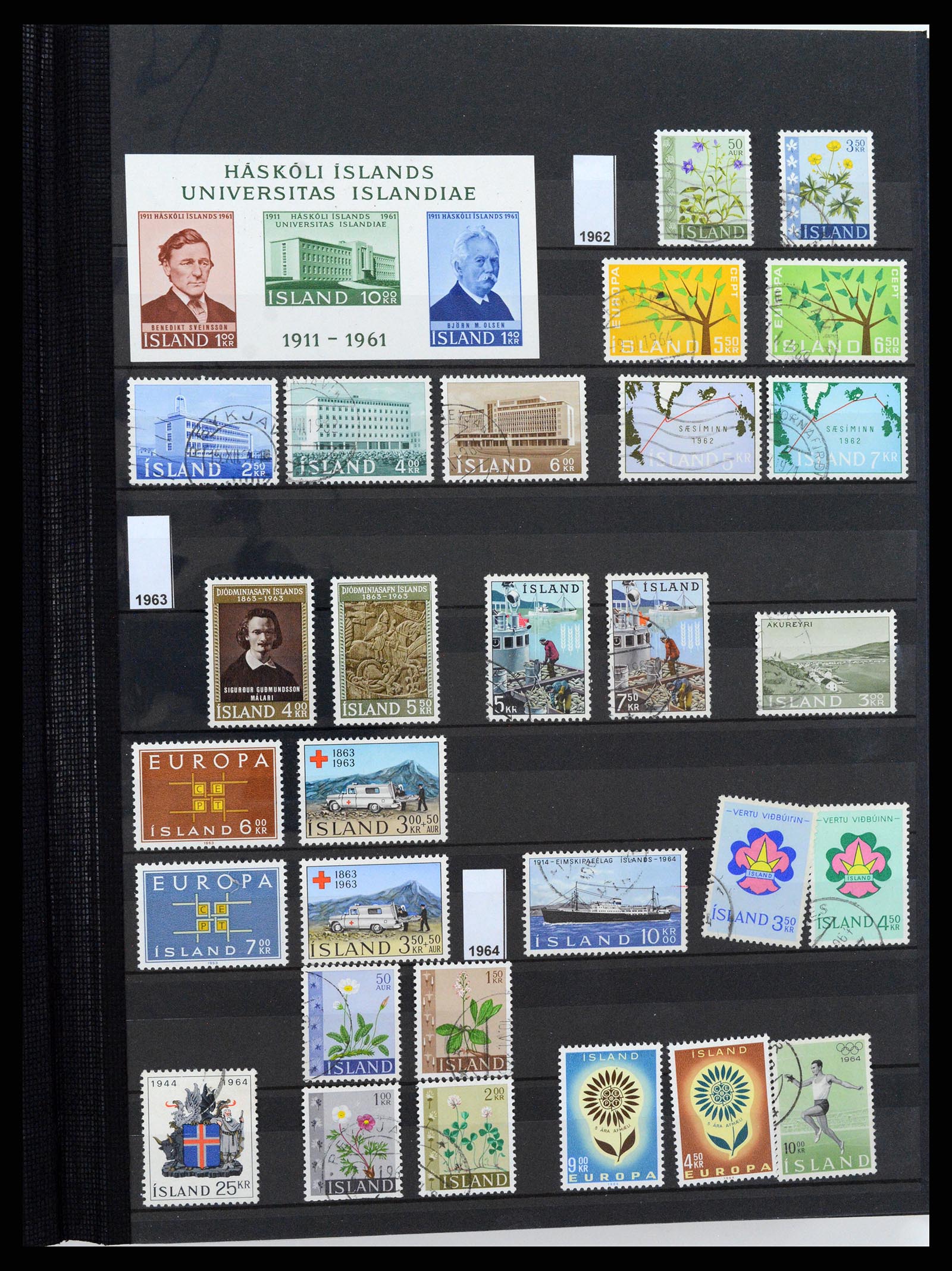 37606 013 - Postzegelverzameling 37606 IJsland 1873-2014.