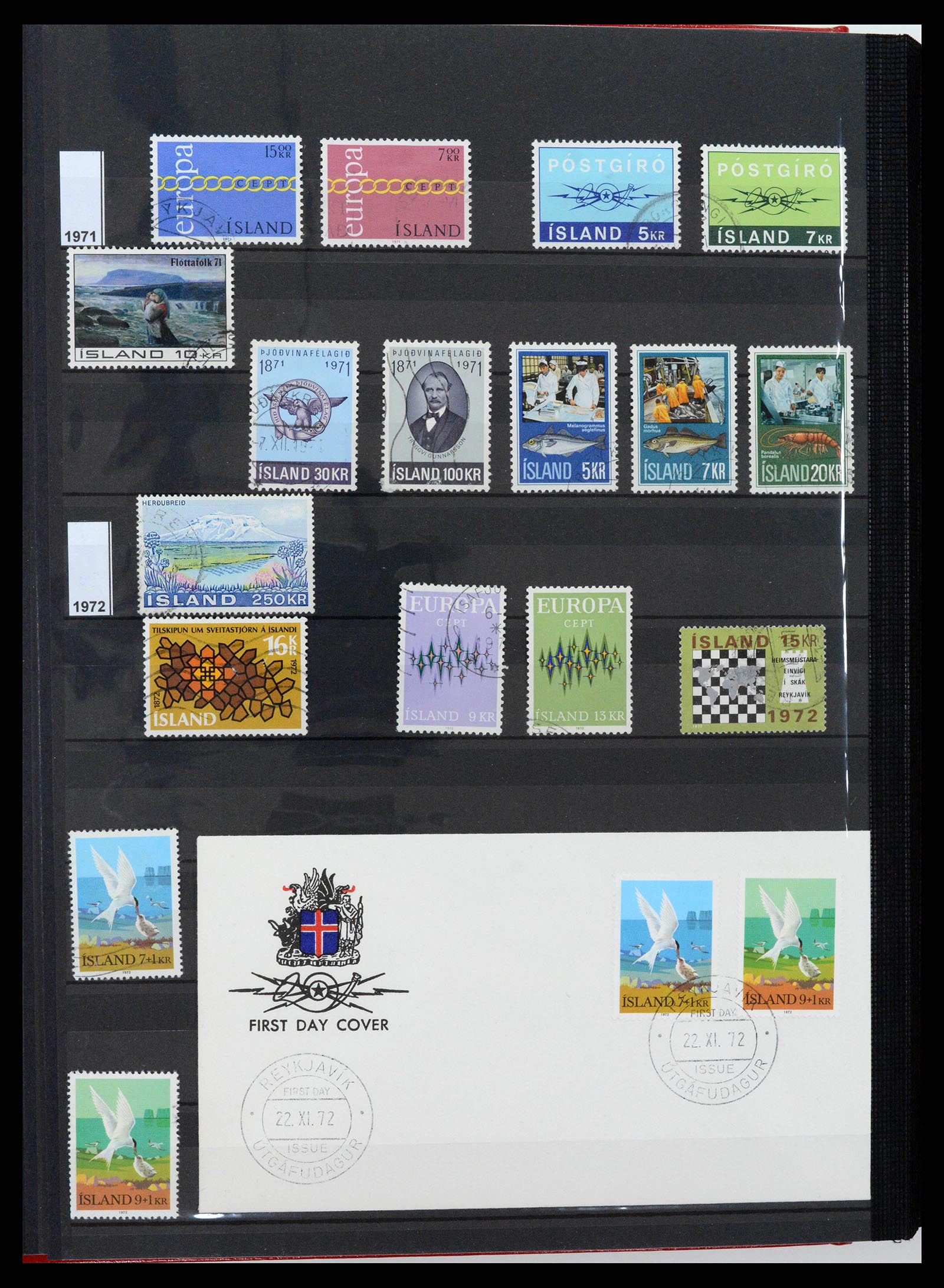 37606 016 - Postzegelverzameling 37606 IJsland 1873-2014.