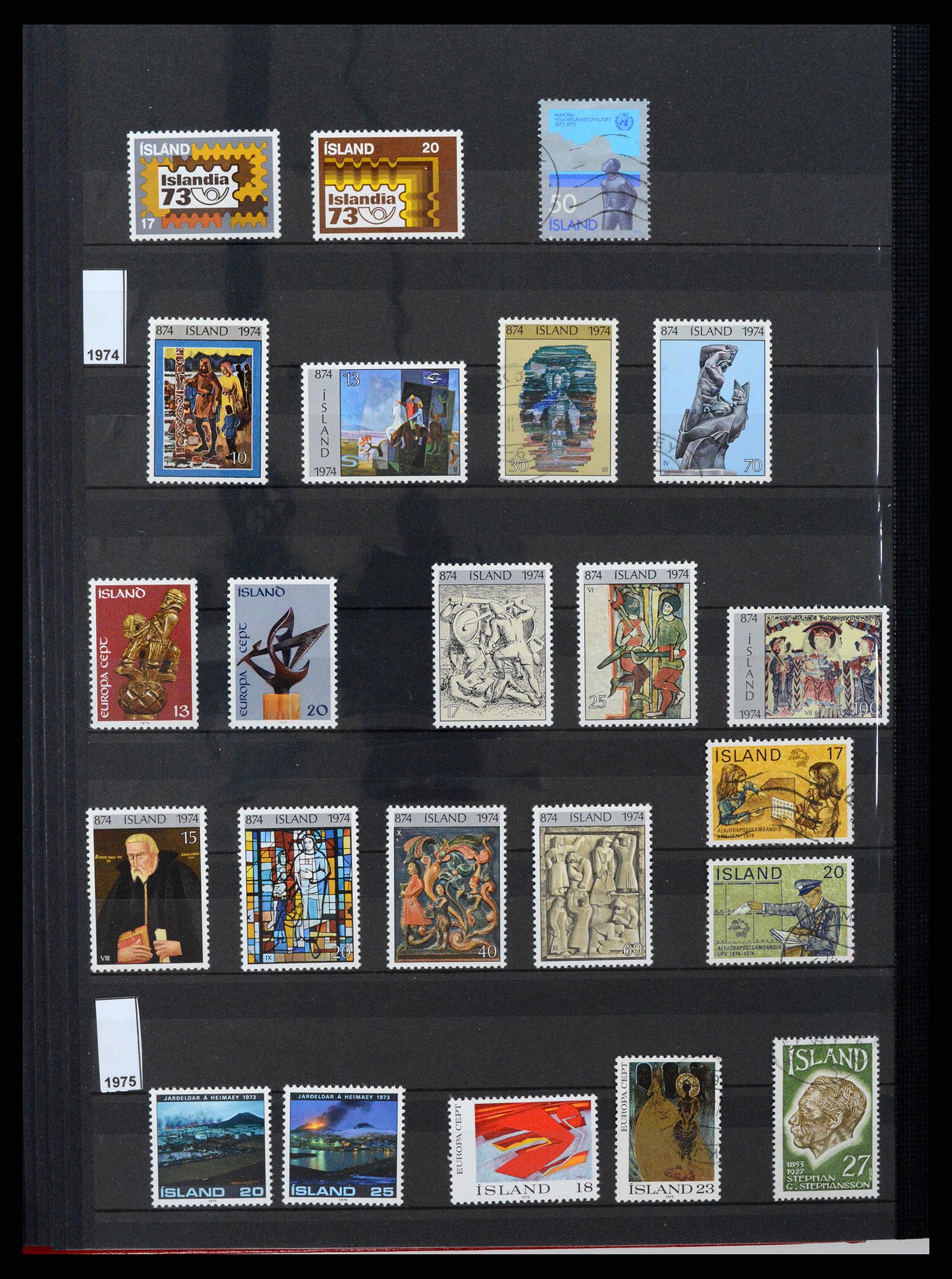 37606 018 - Postzegelverzameling 37606 IJsland 1873-2014.