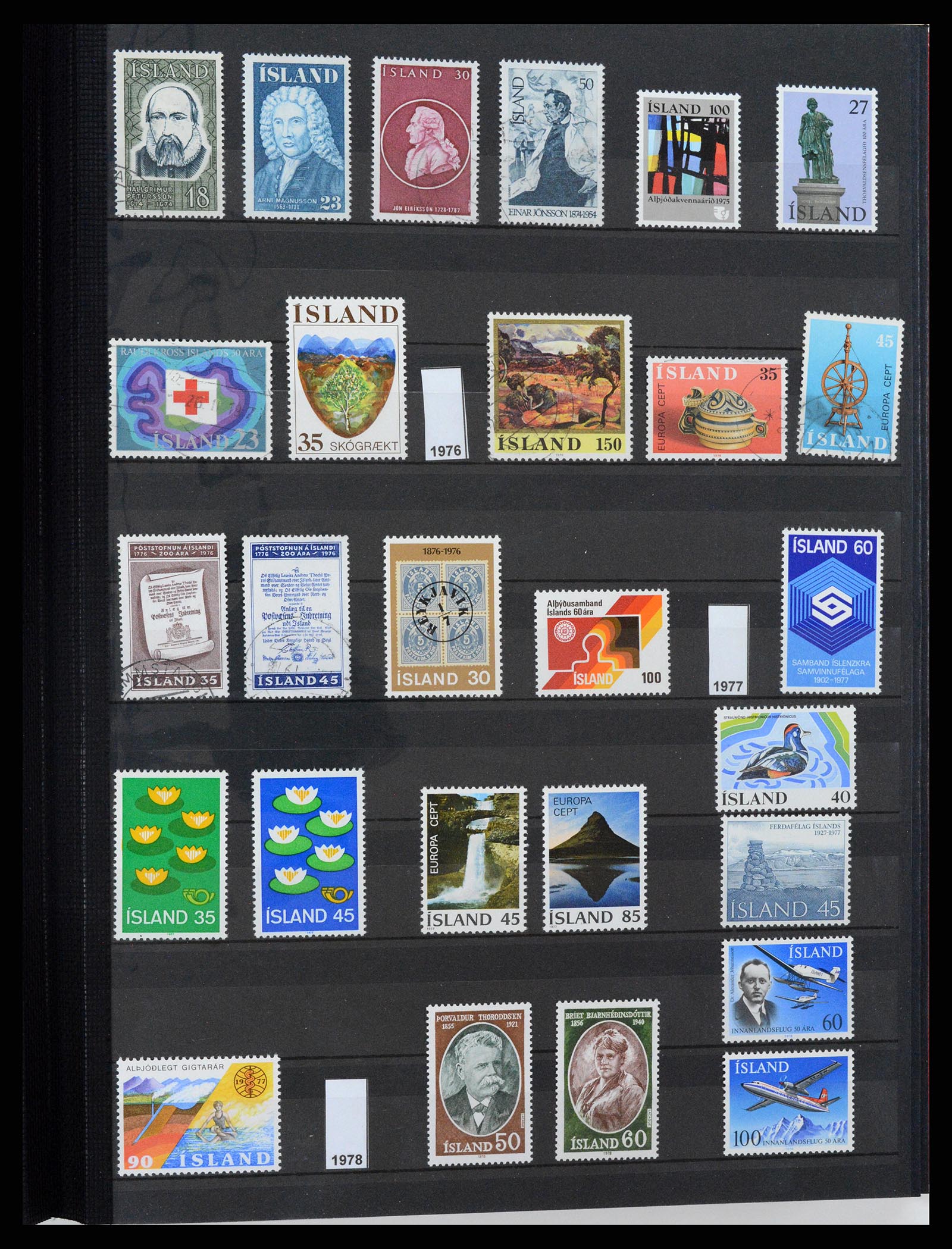 37606 019 - Postzegelverzameling 37606 IJsland 1873-2014.