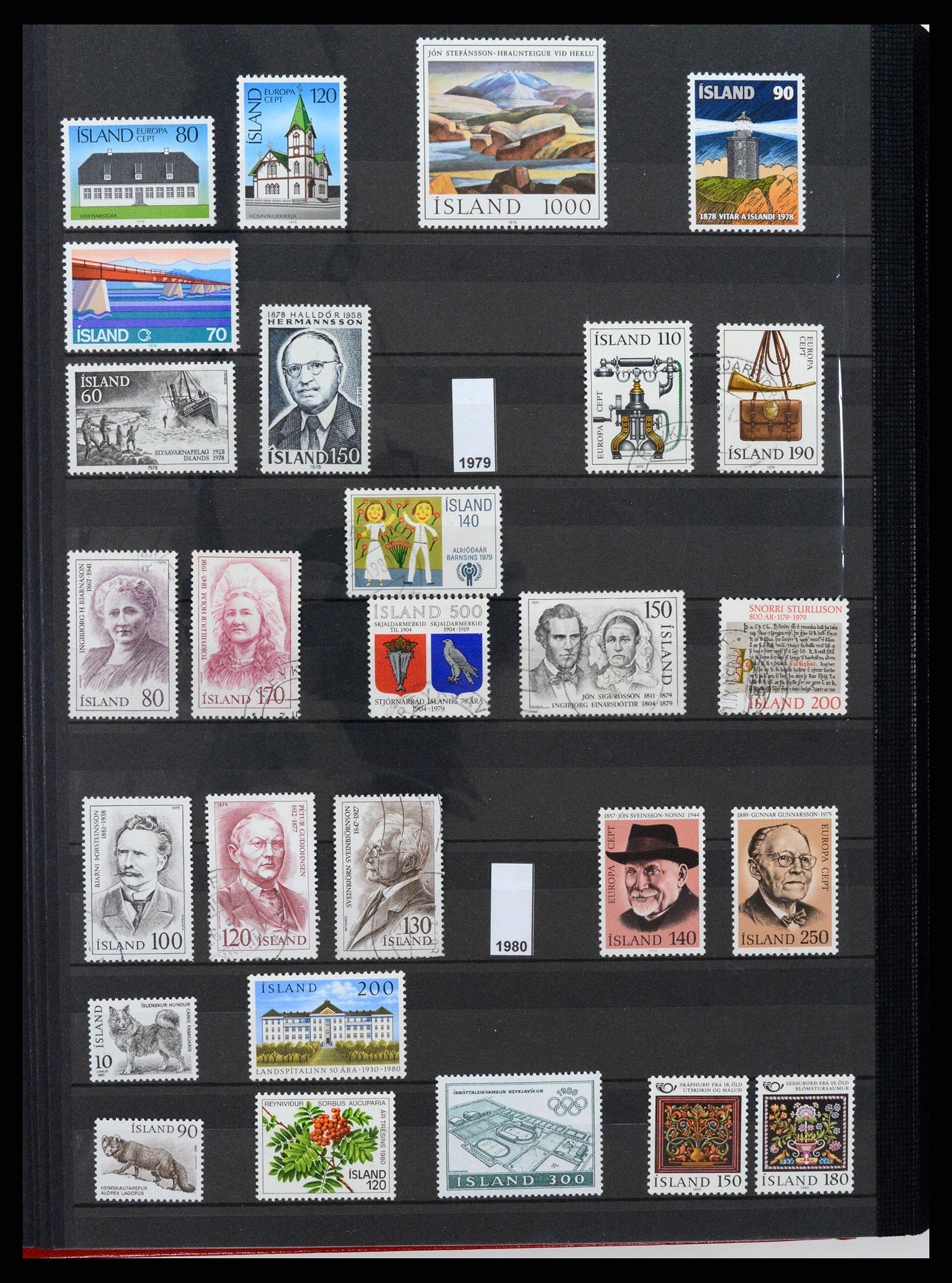 37606 020 - Postzegelverzameling 37606 IJsland 1873-2014.