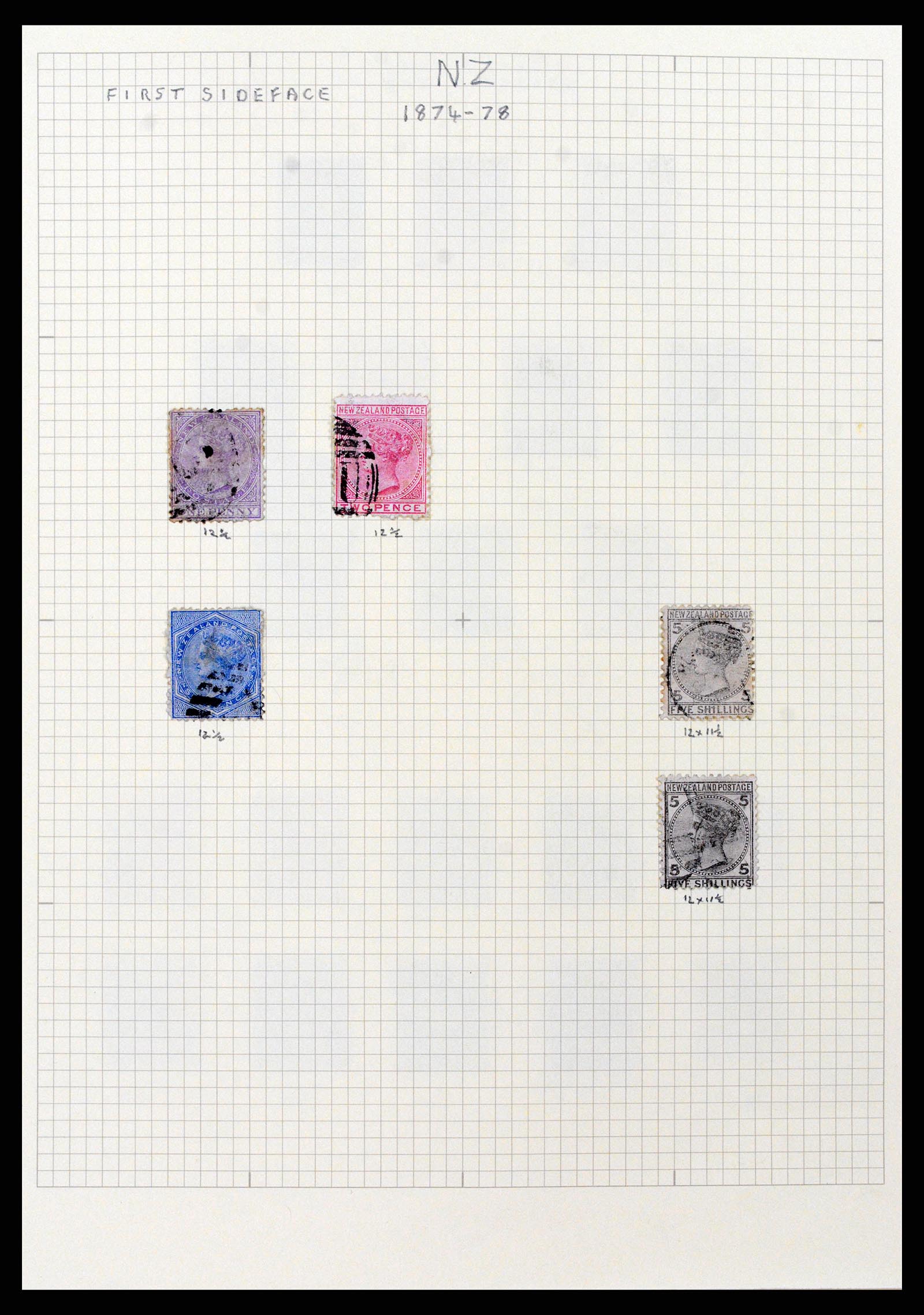 37608 001 - Postzegelverzameling 37608 Nieuw Zeeland 1874-2014.