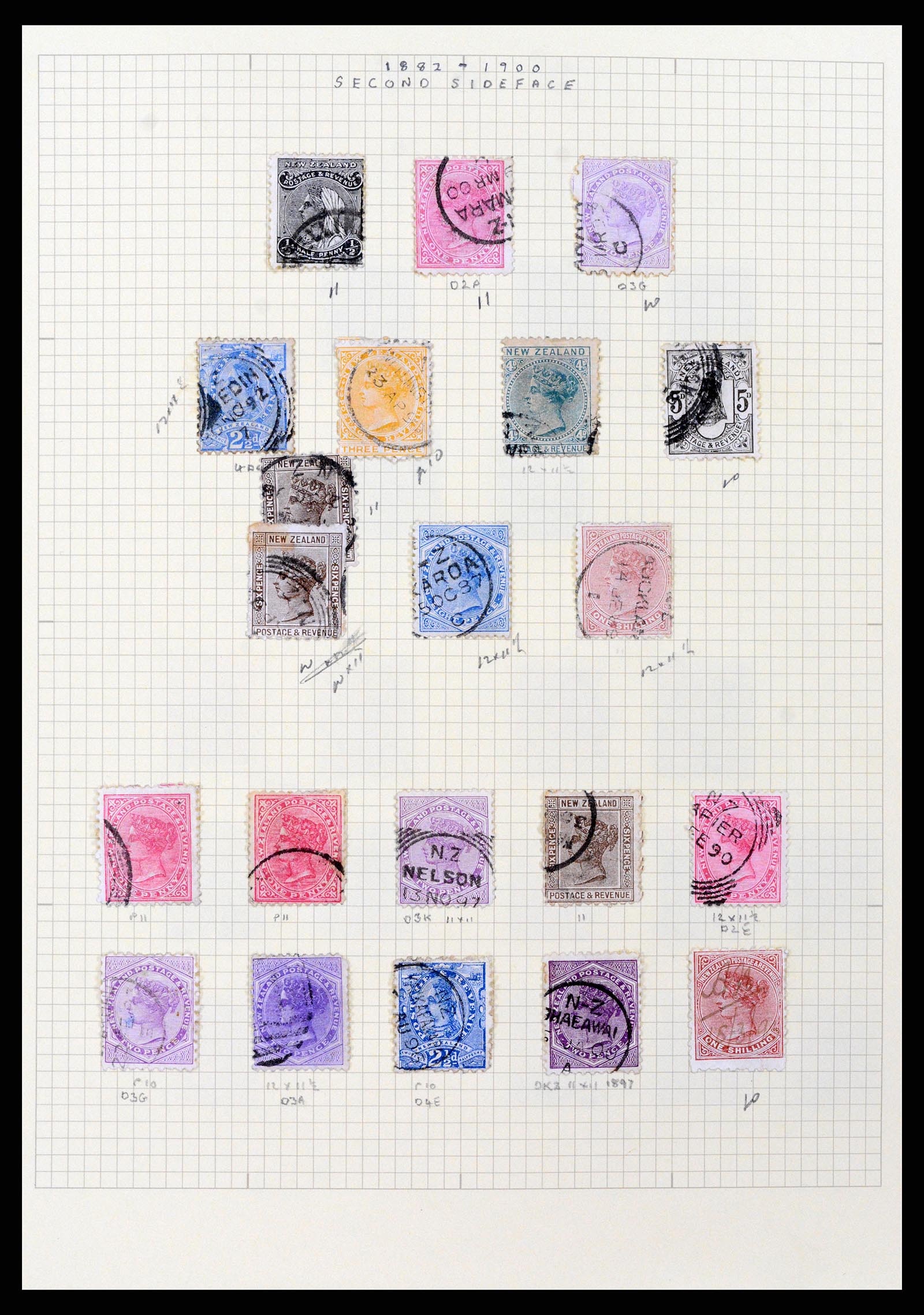 37608 002 - Postzegelverzameling 37608 Nieuw Zeeland 1874-2014.