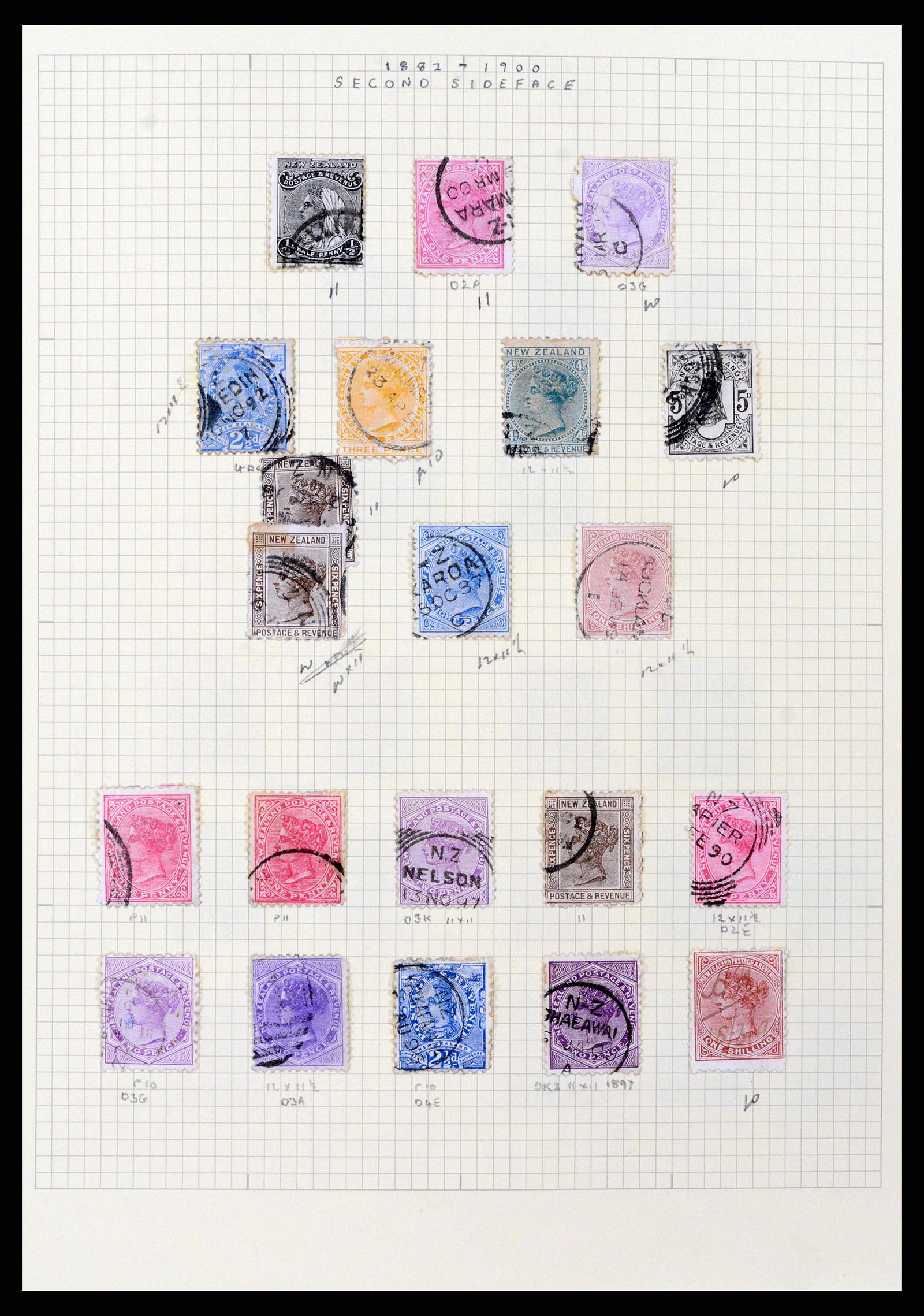 37608 002 - Stamp collection 37608 New Zealand 1874-2014.