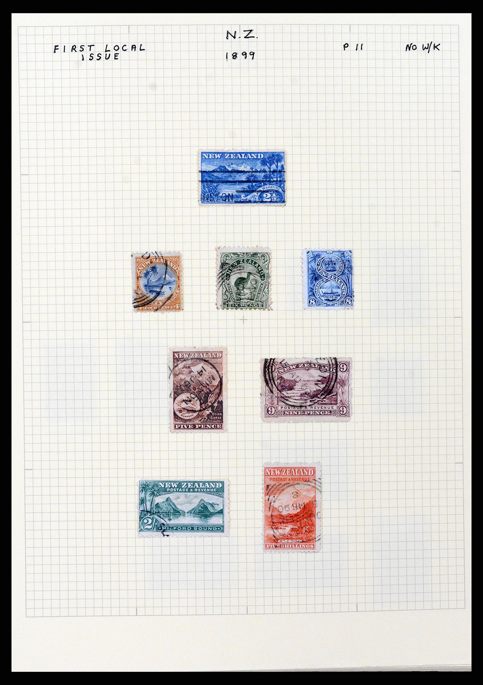 37608 009 - Stamp collection 37608 New Zealand 1874-2014.