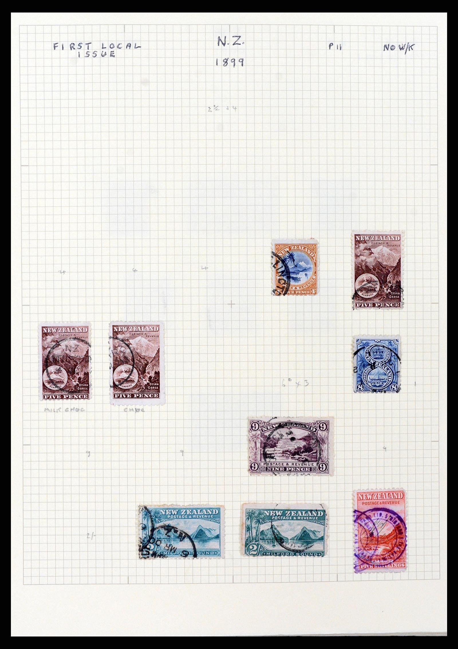 37608 010 - Postzegelverzameling 37608 Nieuw Zeeland 1874-2014.