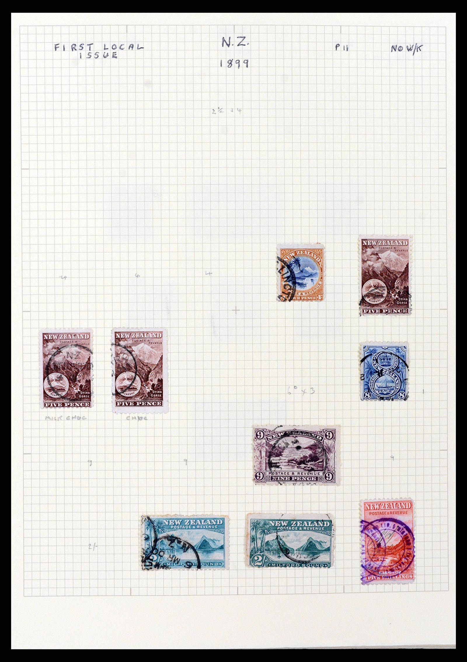 37608 010 - Stamp collection 37608 New Zealand 1874-2014.