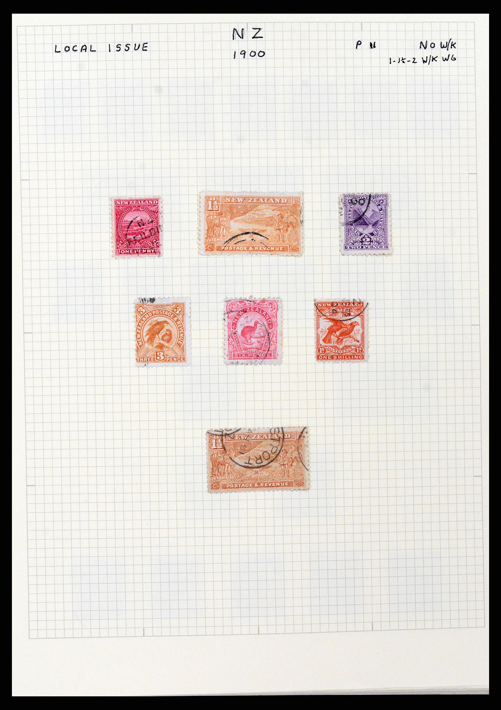 37608 011 - Postzegelverzameling 37608 Nieuw Zeeland 1874-2014.