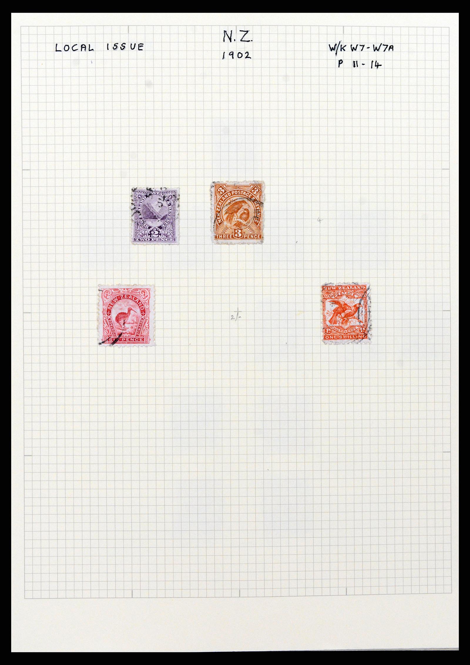 37608 013 - Postzegelverzameling 37608 Nieuw Zeeland 1874-2014.
