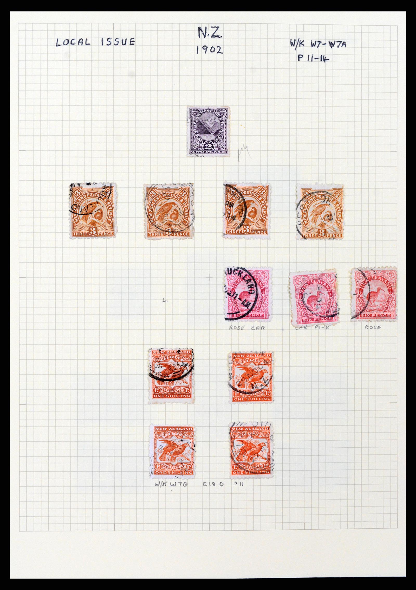 37608 014 - Postzegelverzameling 37608 Nieuw Zeeland 1874-2014.