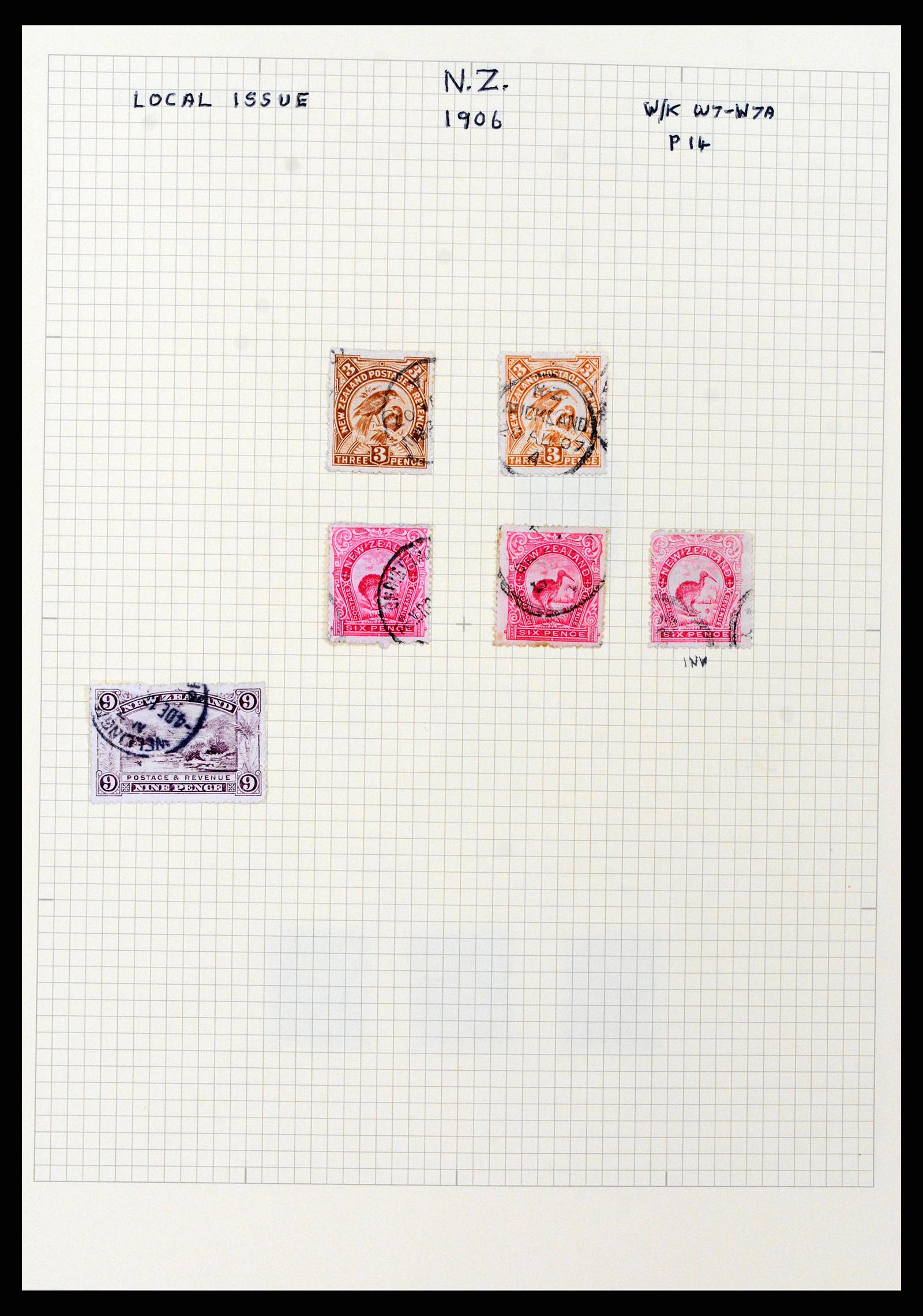 37608 017 - Postzegelverzameling 37608 Nieuw Zeeland 1874-2014.