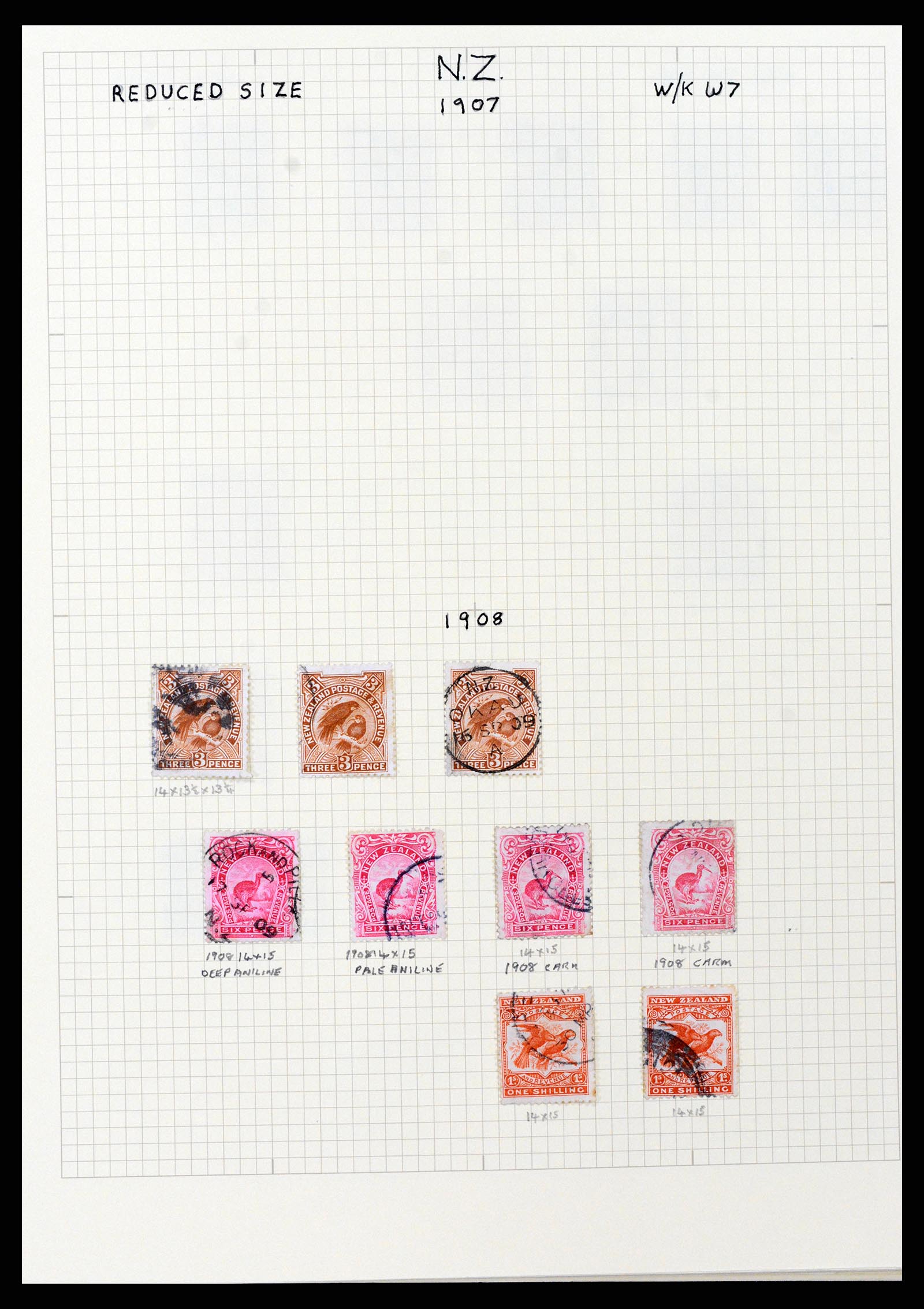 37608 019 - Postzegelverzameling 37608 Nieuw Zeeland 1874-2014.
