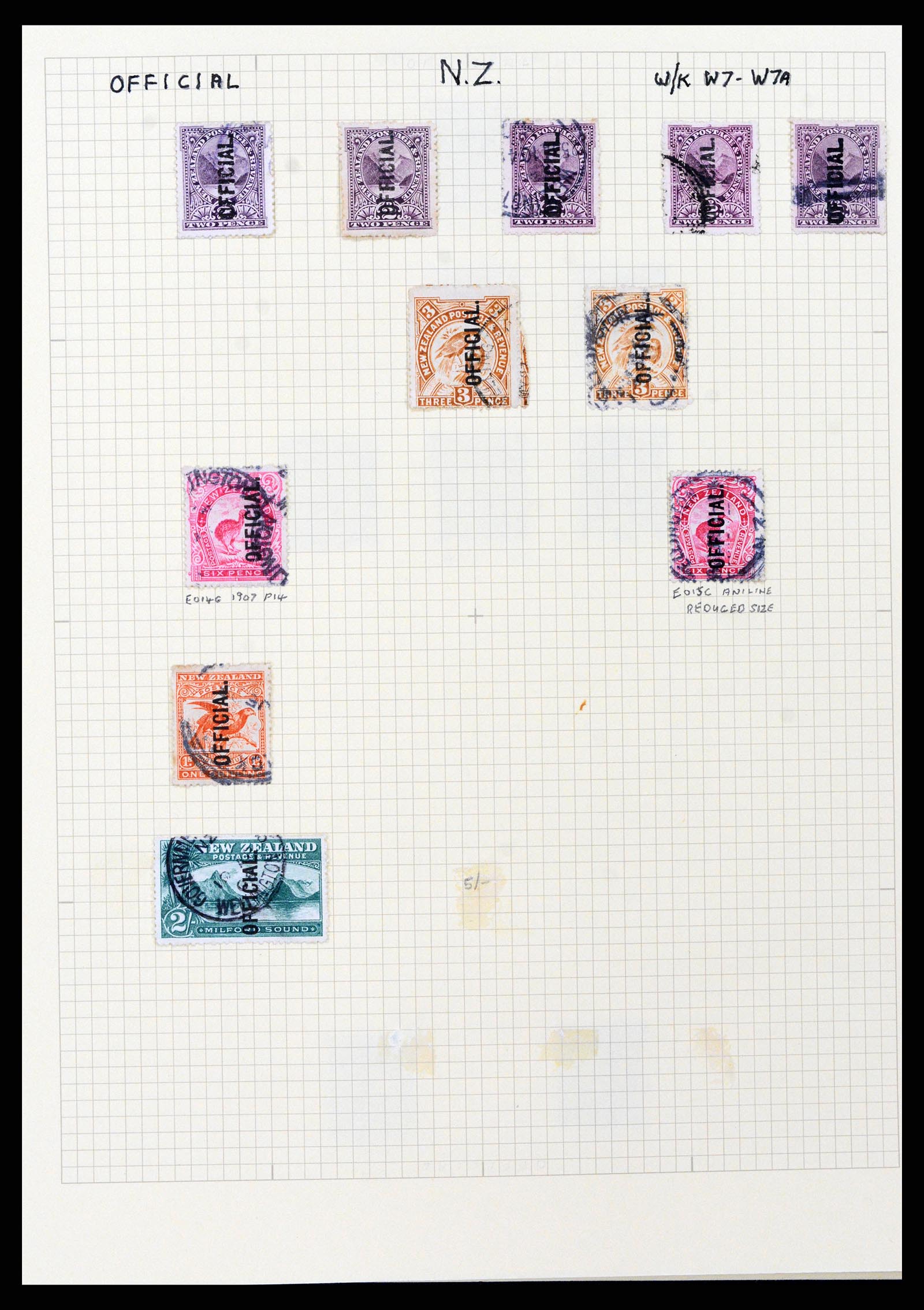 37608 020 - Postzegelverzameling 37608 Nieuw Zeeland 1874-2014.