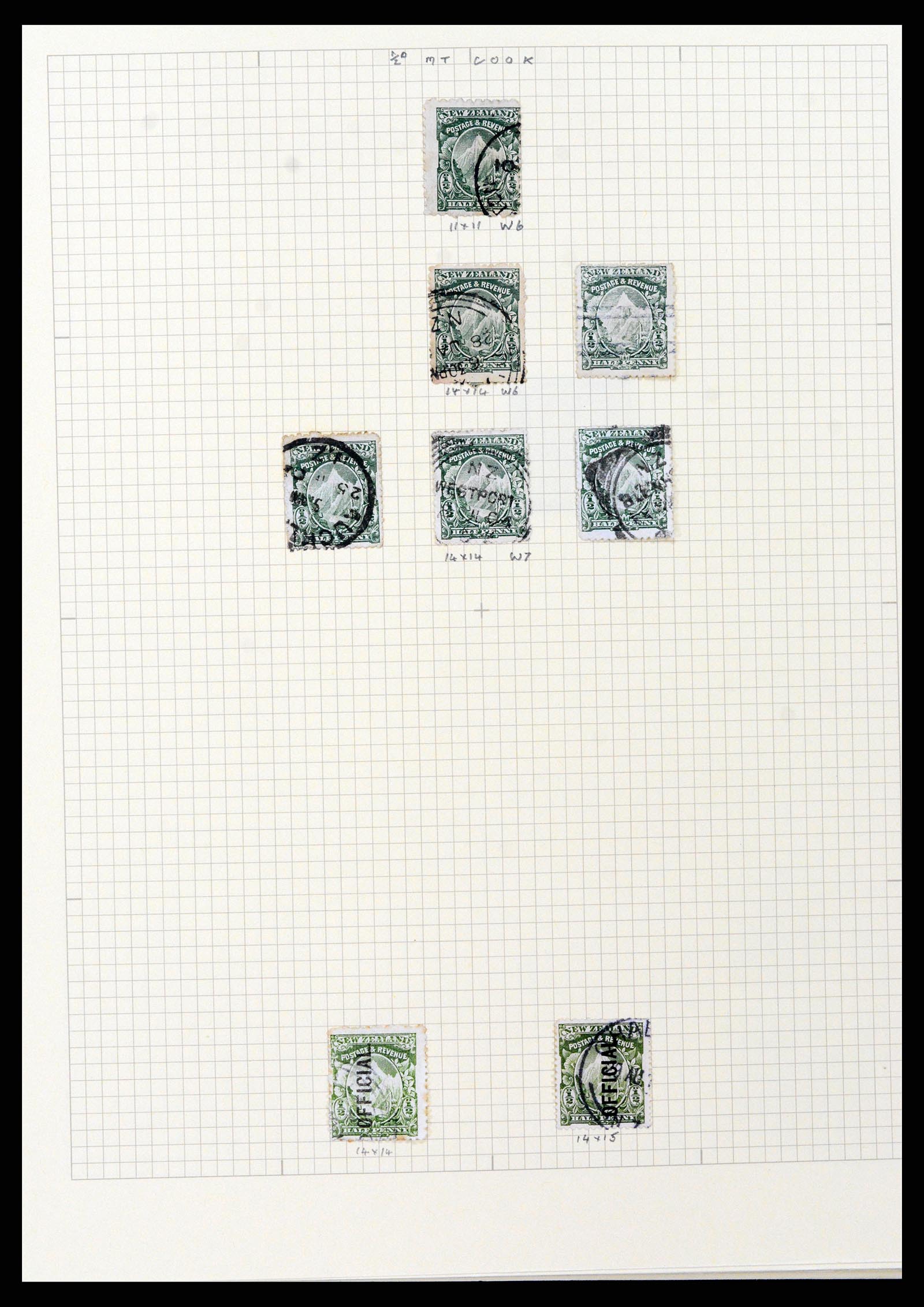 37608 021 - Postzegelverzameling 37608 Nieuw Zeeland 1874-2014.