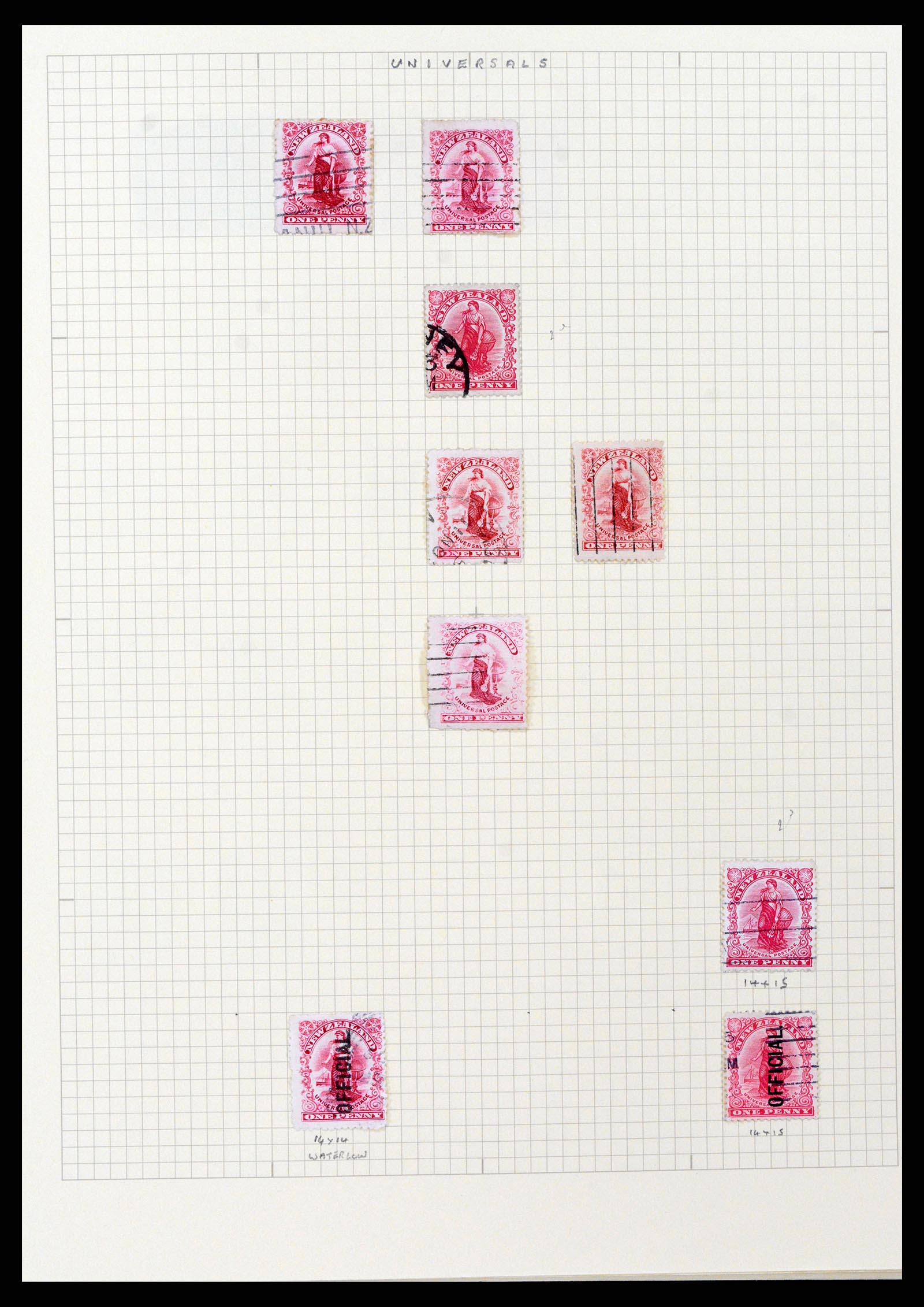 37608 023 - Postzegelverzameling 37608 Nieuw Zeeland 1874-2014.