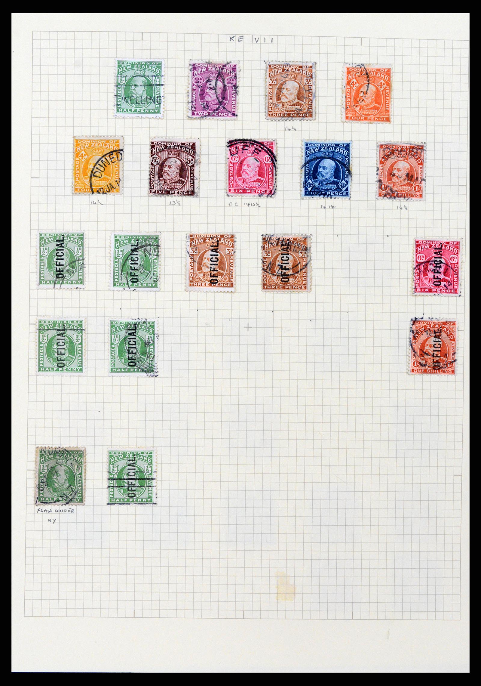 37608 025 - Postzegelverzameling 37608 Nieuw Zeeland 1874-2014.