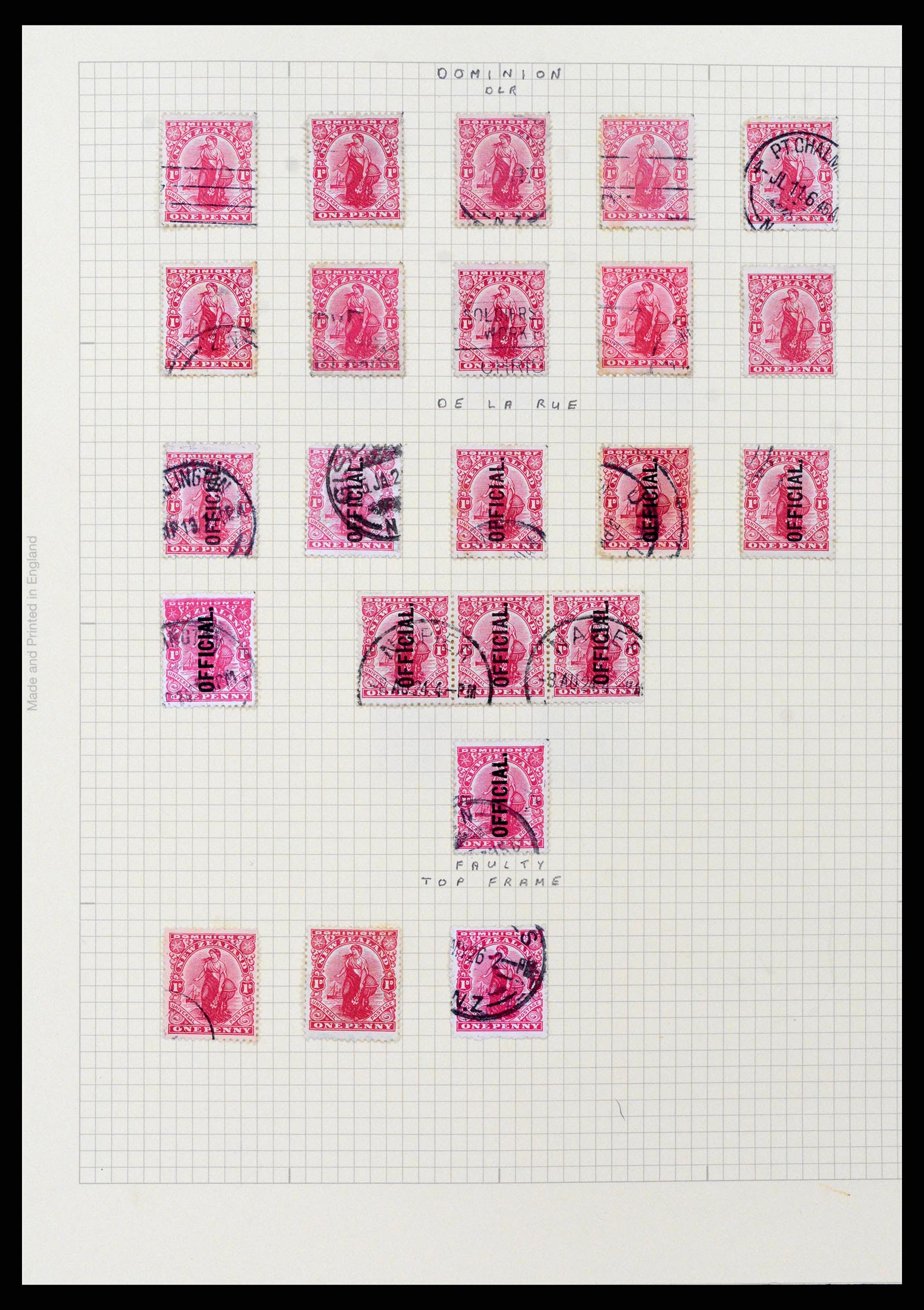 37608 027 - Postzegelverzameling 37608 Nieuw Zeeland 1874-2014.