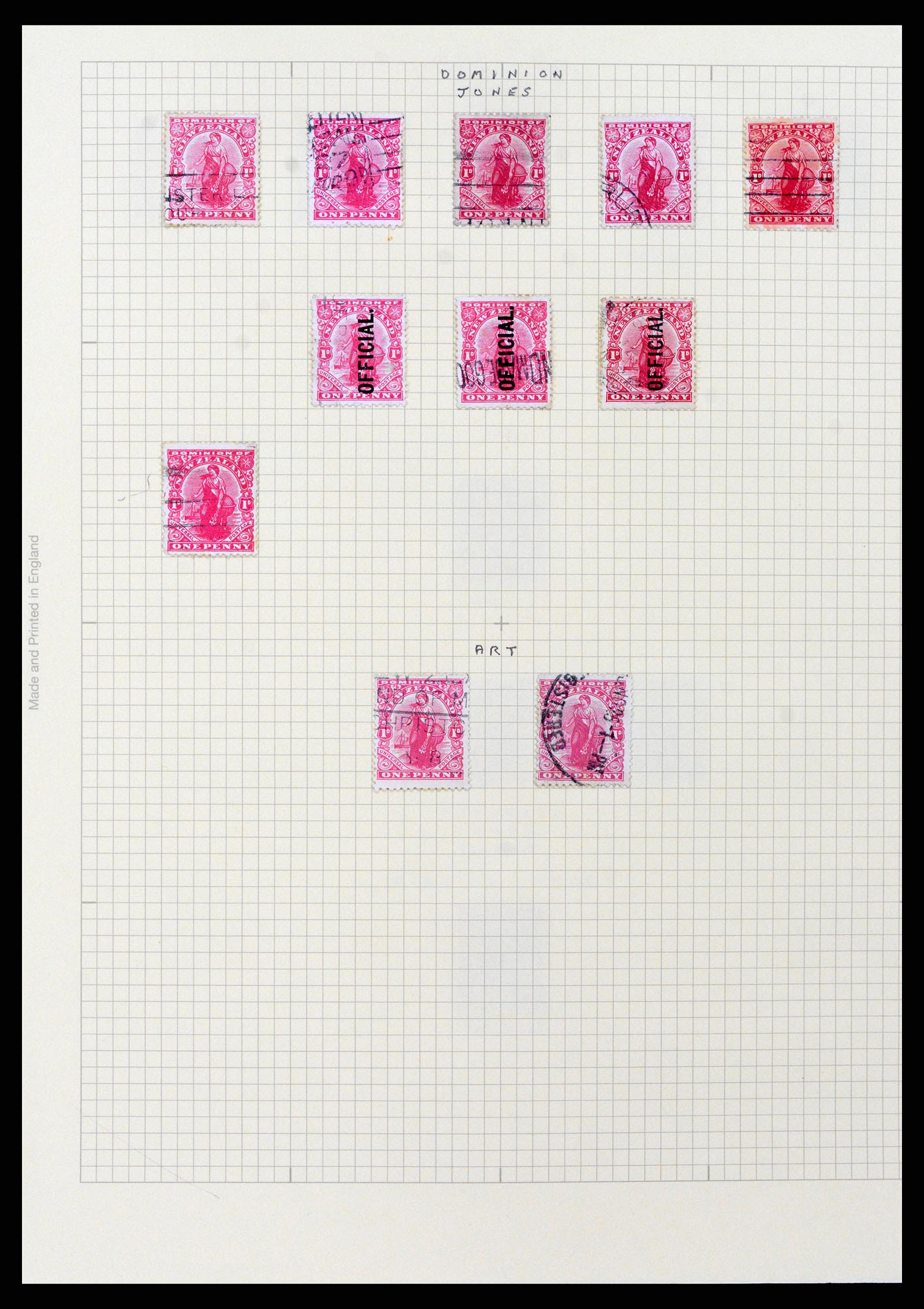 37608 028 - Postzegelverzameling 37608 Nieuw Zeeland 1874-2014.