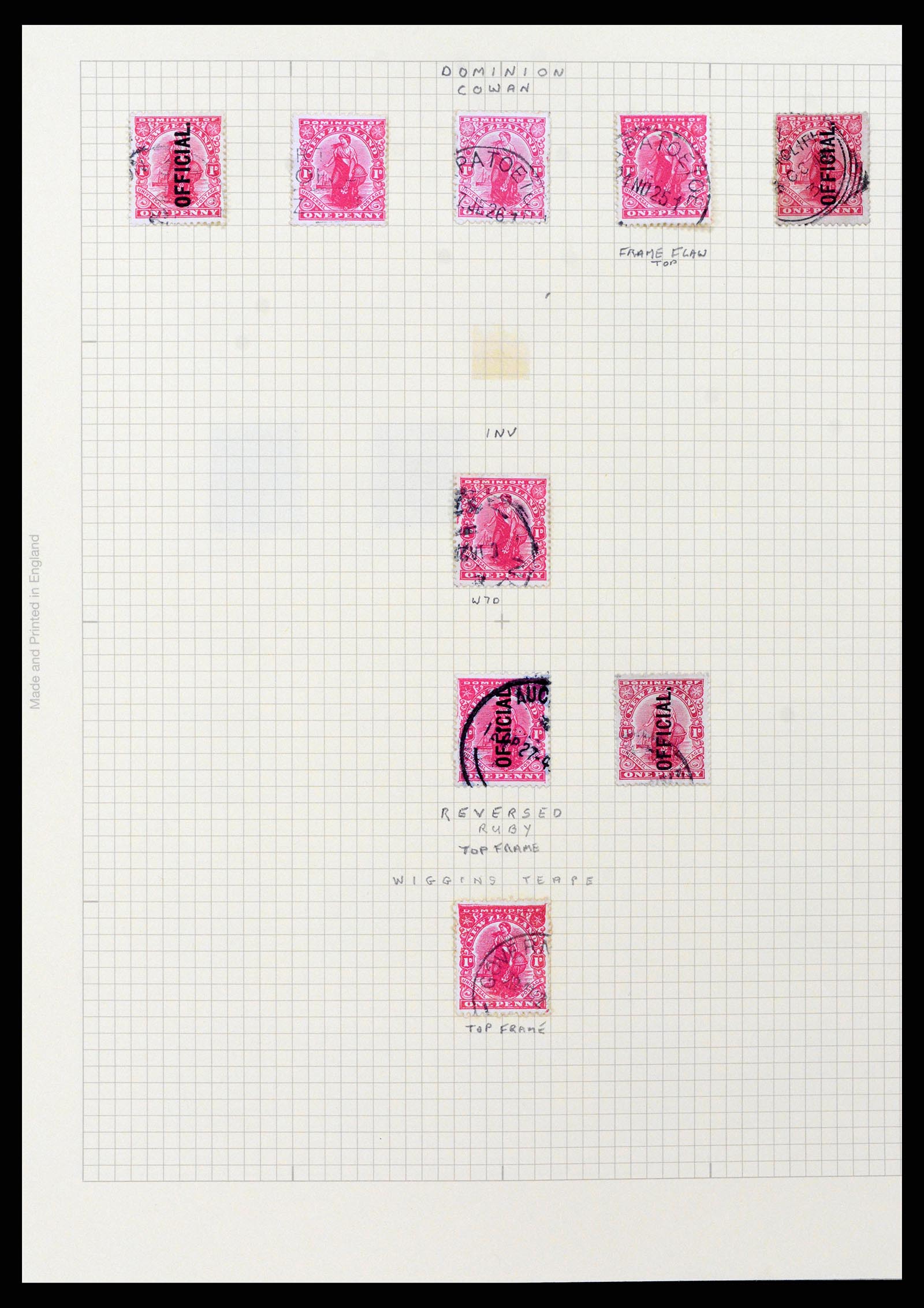 37608 029 - Postzegelverzameling 37608 Nieuw Zeeland 1874-2014.