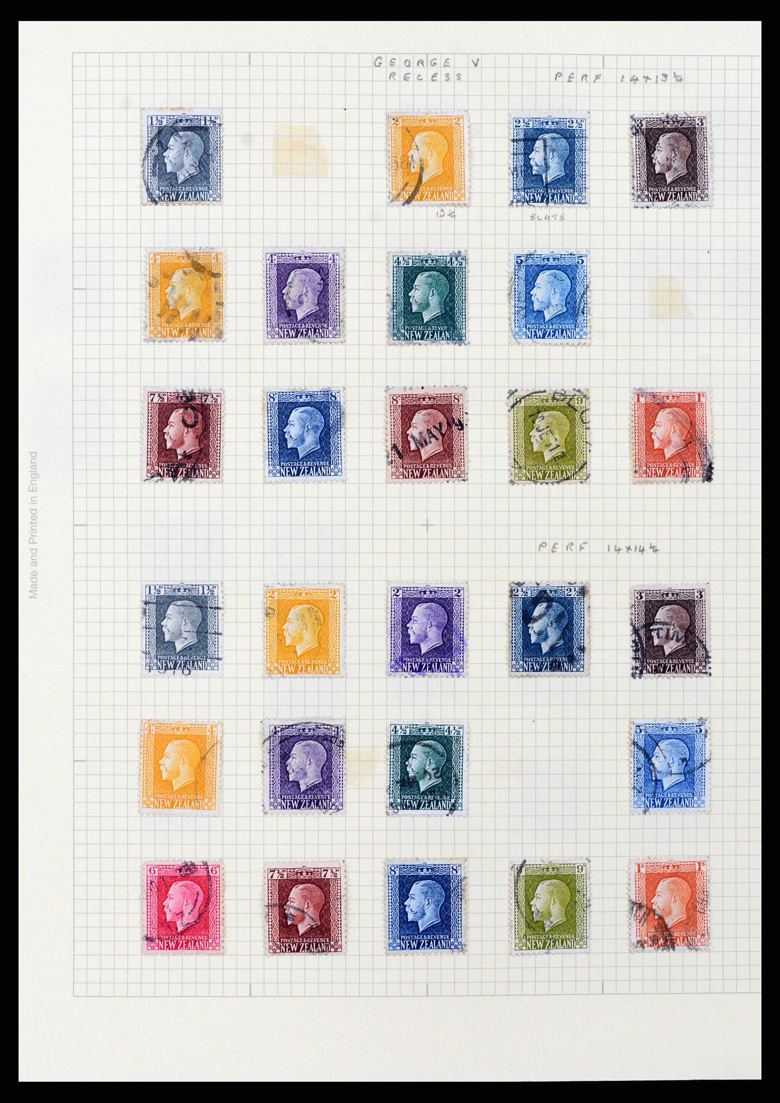 37608 031 - Postzegelverzameling 37608 Nieuw Zeeland 1874-2014.
