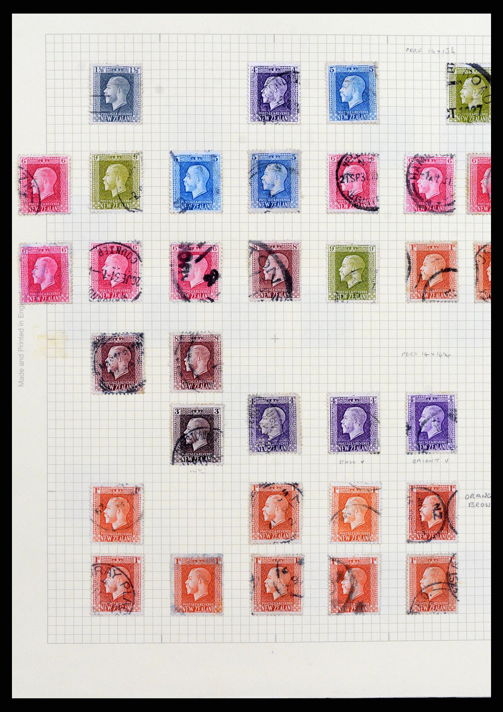 37608 032 - Stamp collection 37608 New Zealand 1874-2014.
